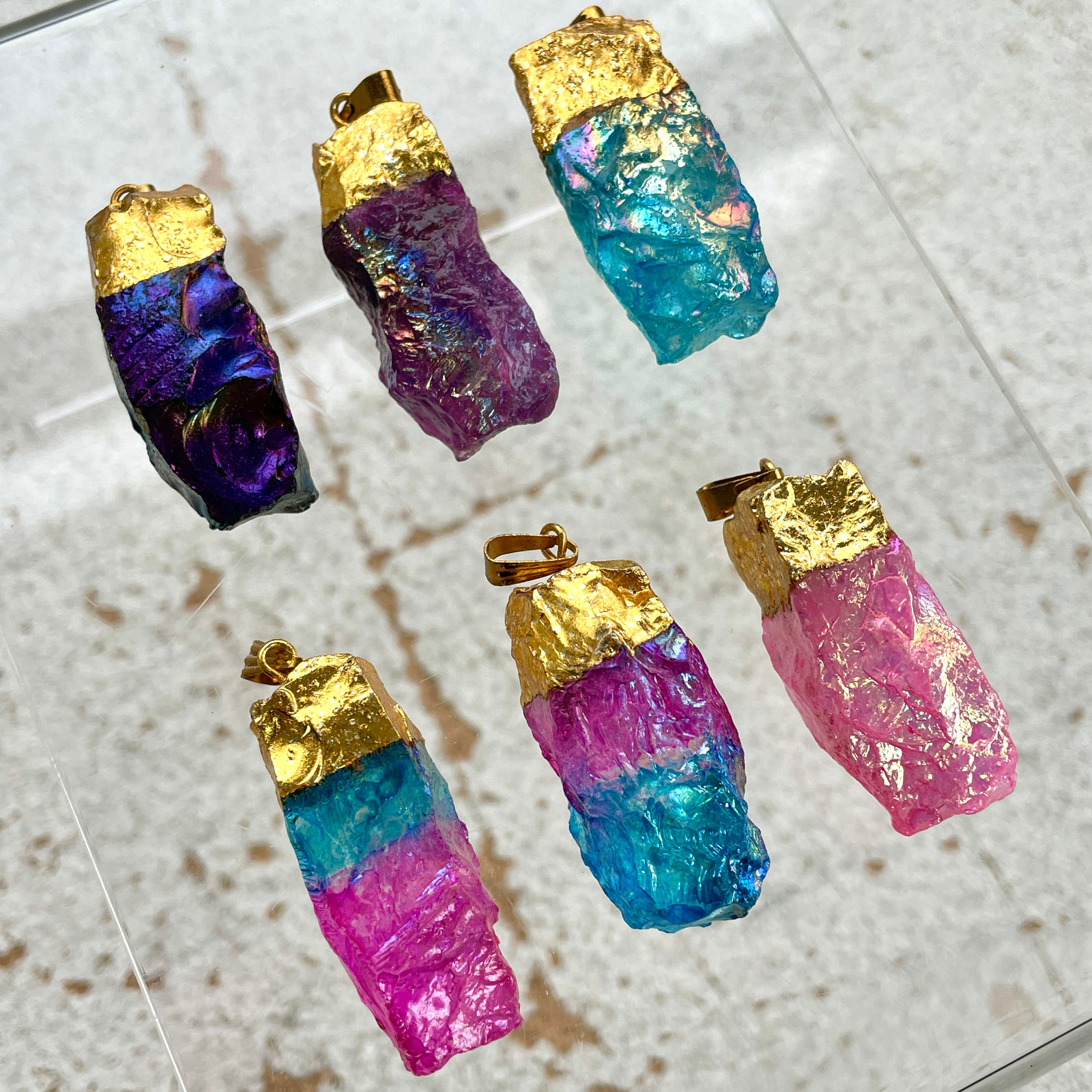 Aura Pendant - Gold Capped