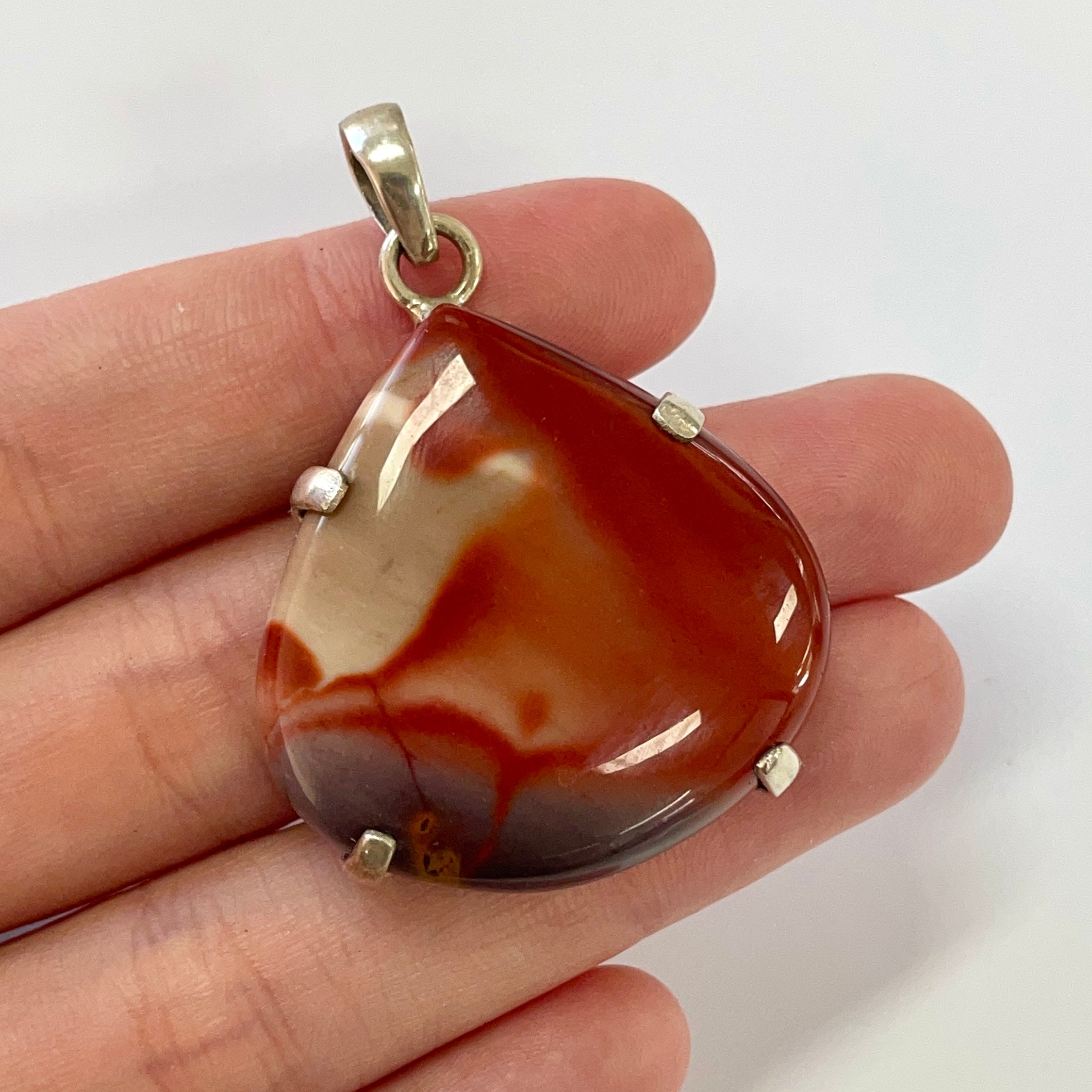 Mookaite St.Silver Pendant - SP154