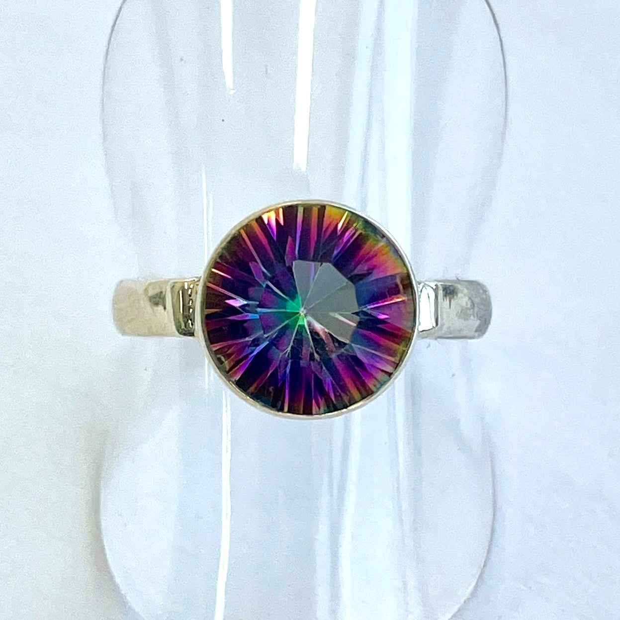 Mystic Quartz Sterling Silver Ring - MQ17
