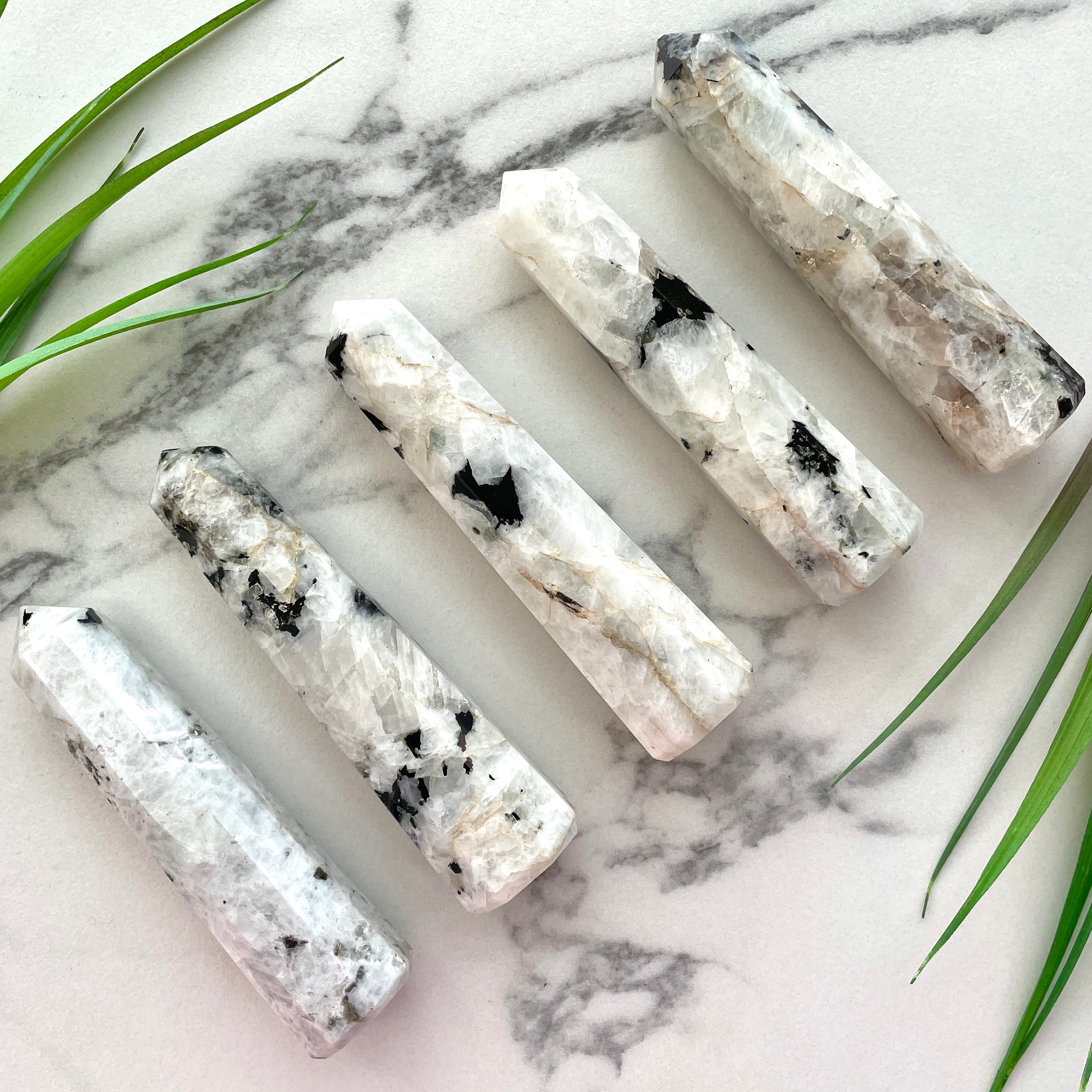 Rainbow Moonstone Generator 9-10cm