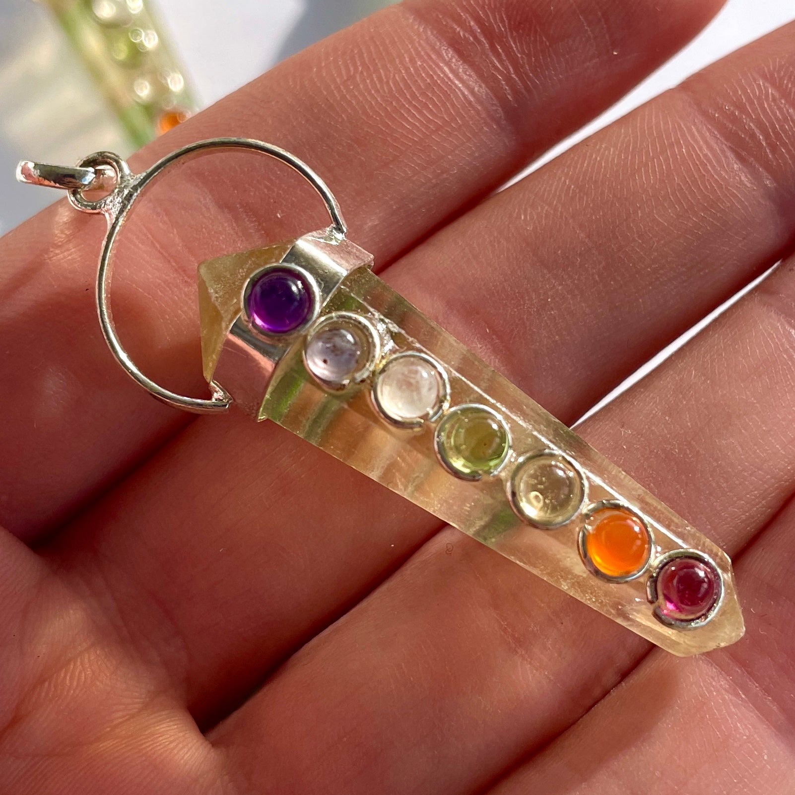Fluorite - Chakra Pendant DT