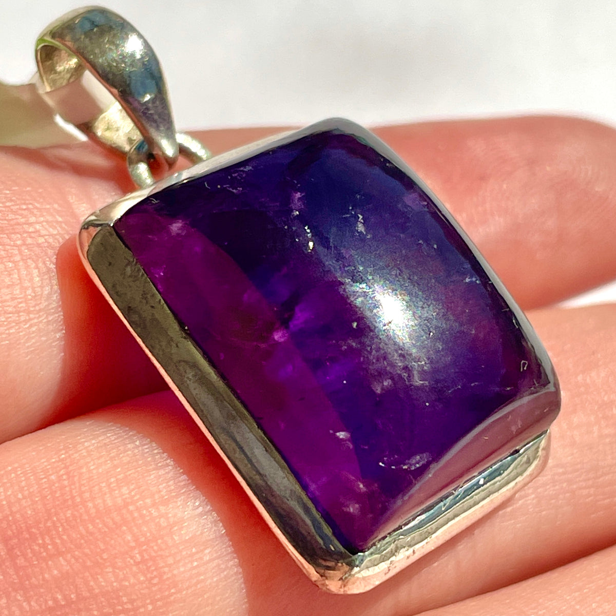 Amethyst St.Silver Pendant - SP185