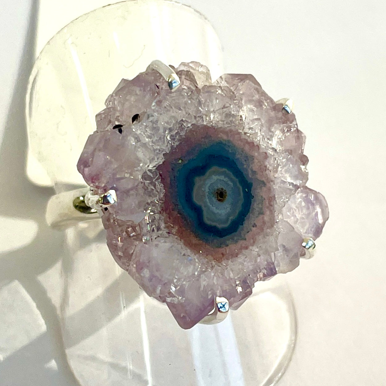 Amethyst Stalactite LRG - St. Silver Ring