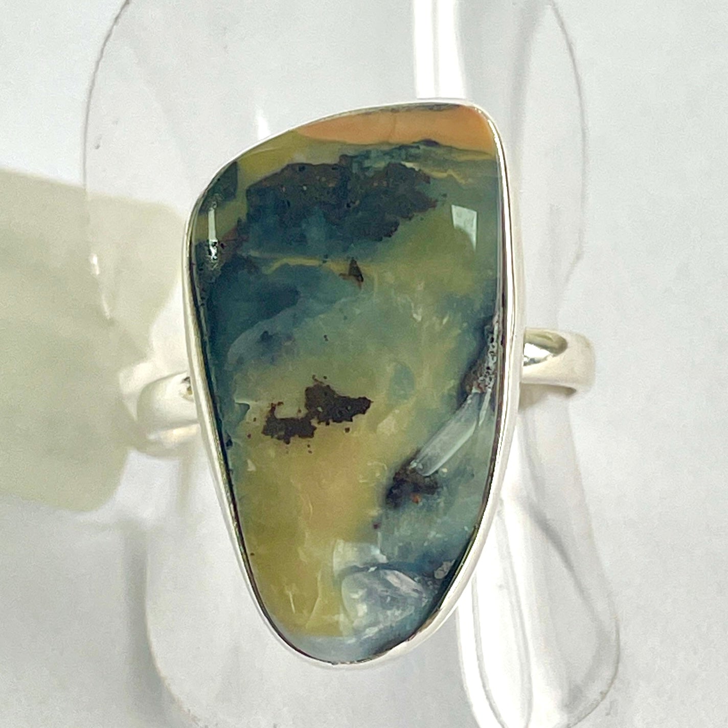 Boulder Opal (AUS Natural) St.Silver925 Ring - OR8