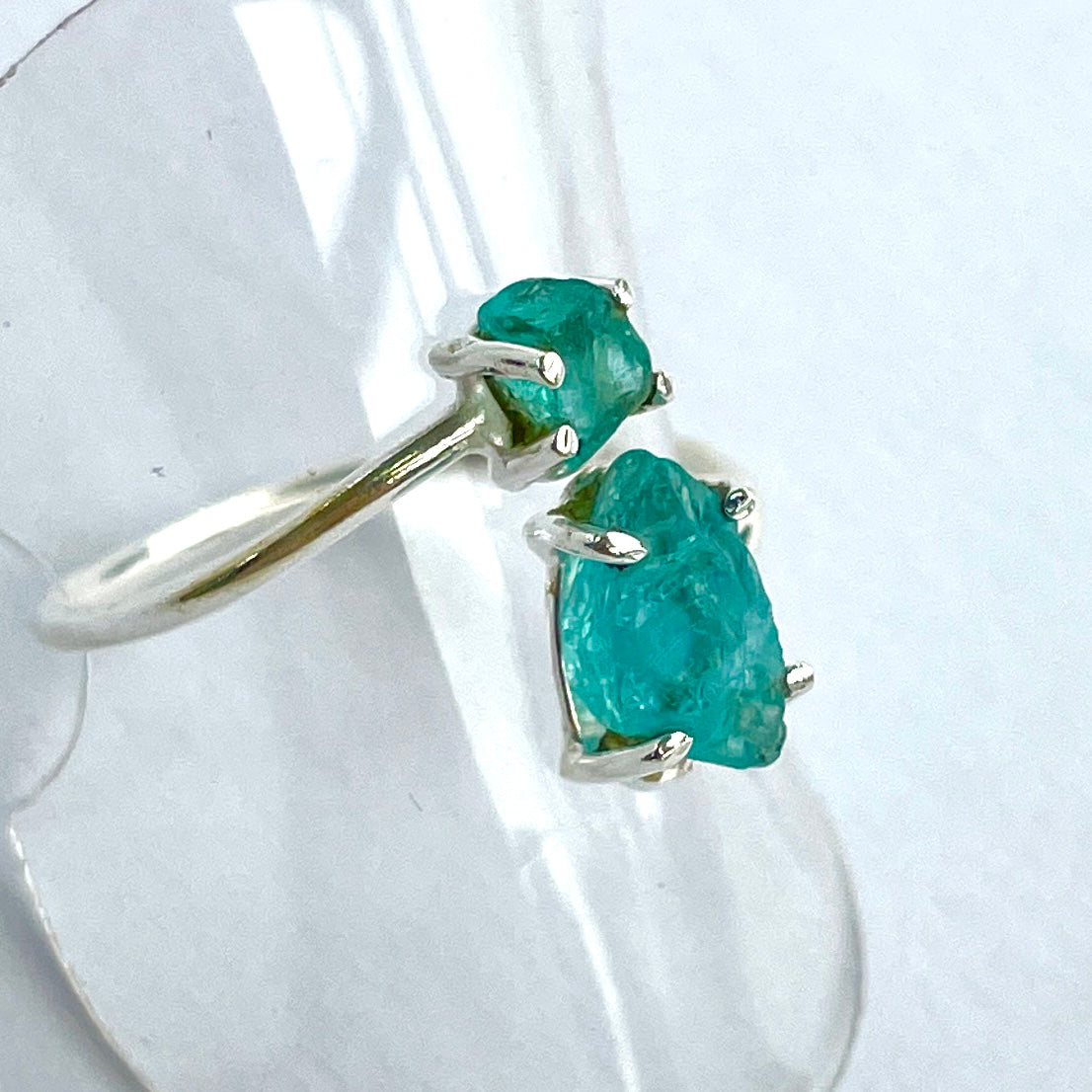 Apatite Double - St.Silver Ring