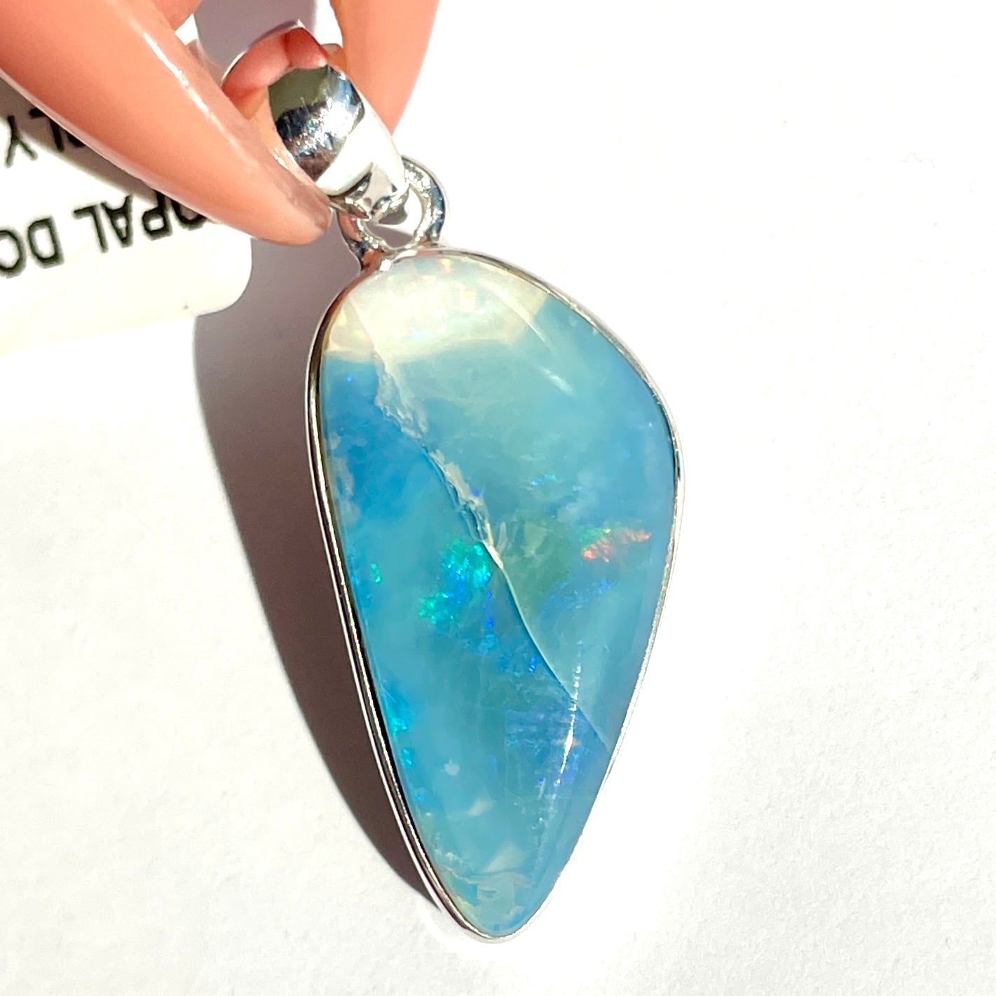 Opal (AUS Natural) St.Silver925 Pendant - OP4