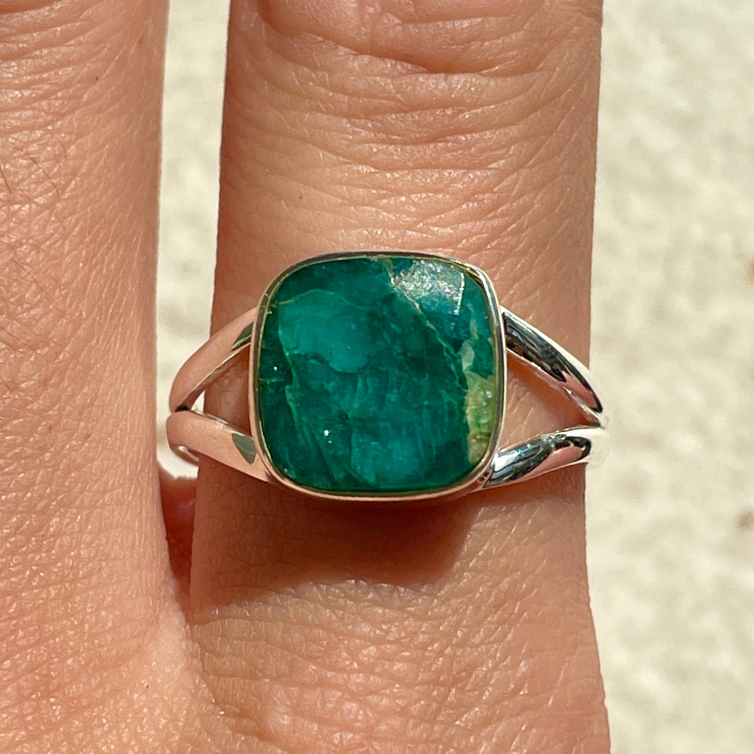 Emerald St.Silver Ring - SR15