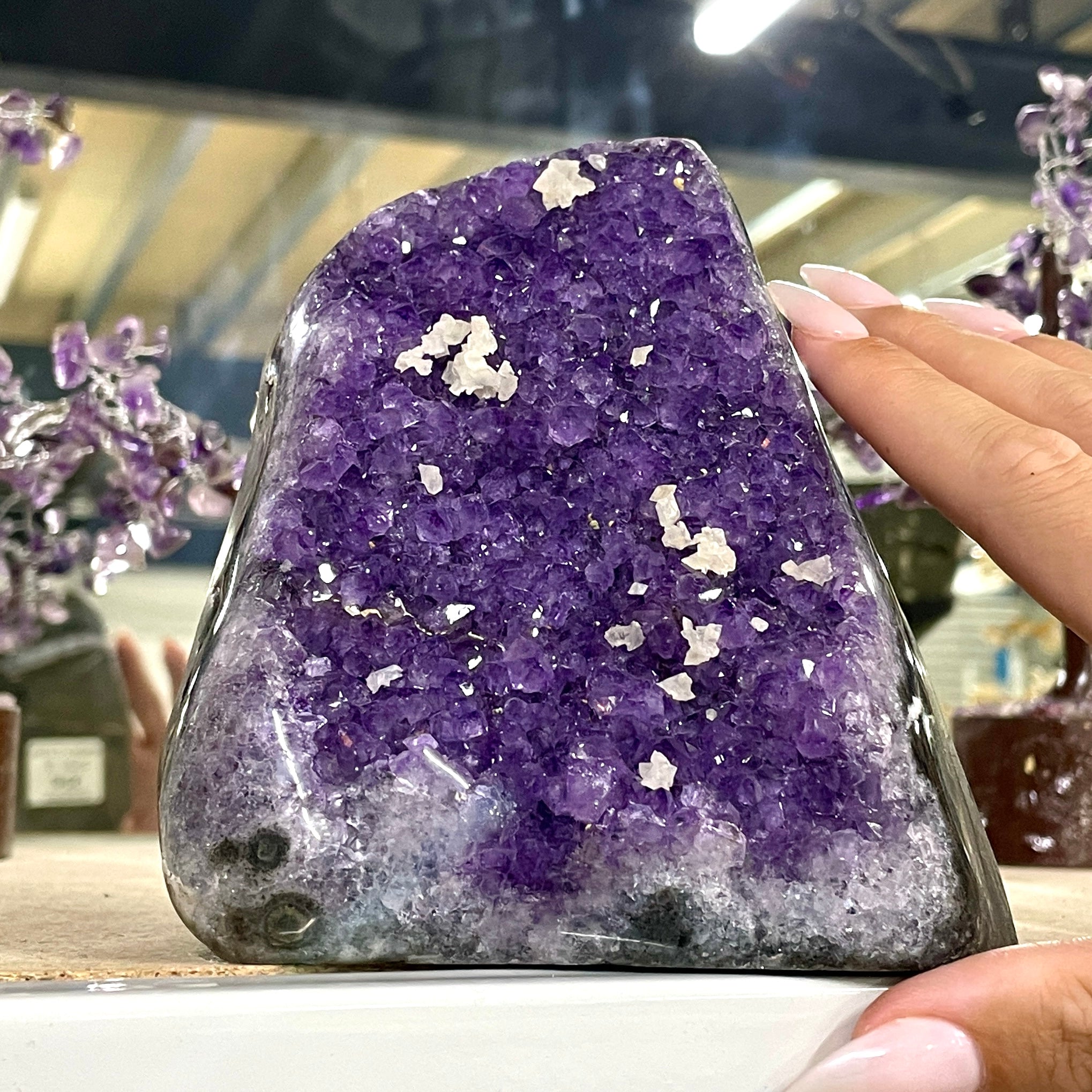 Amethyst - Cut Base Cluster - 58