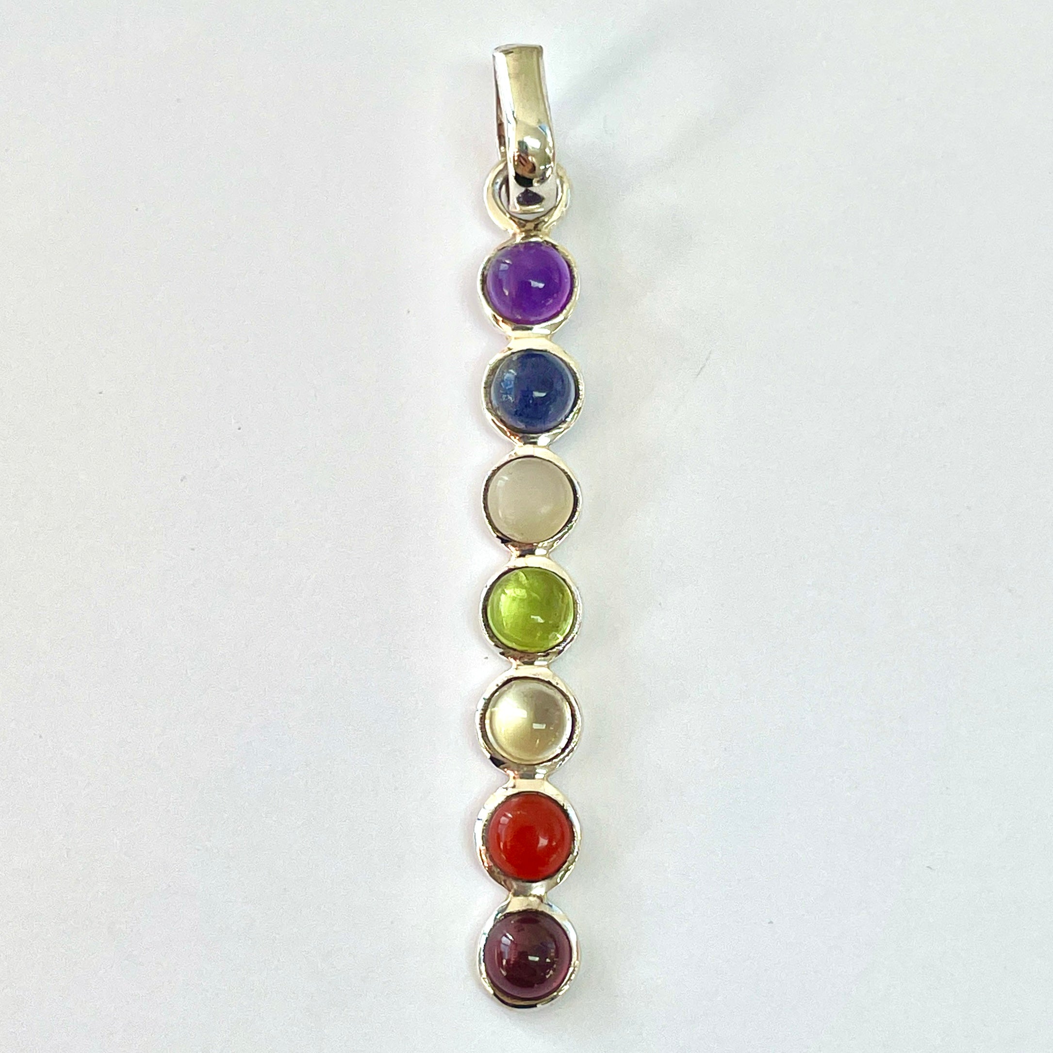 Sterling Silver Pendant - Chakra - Straight