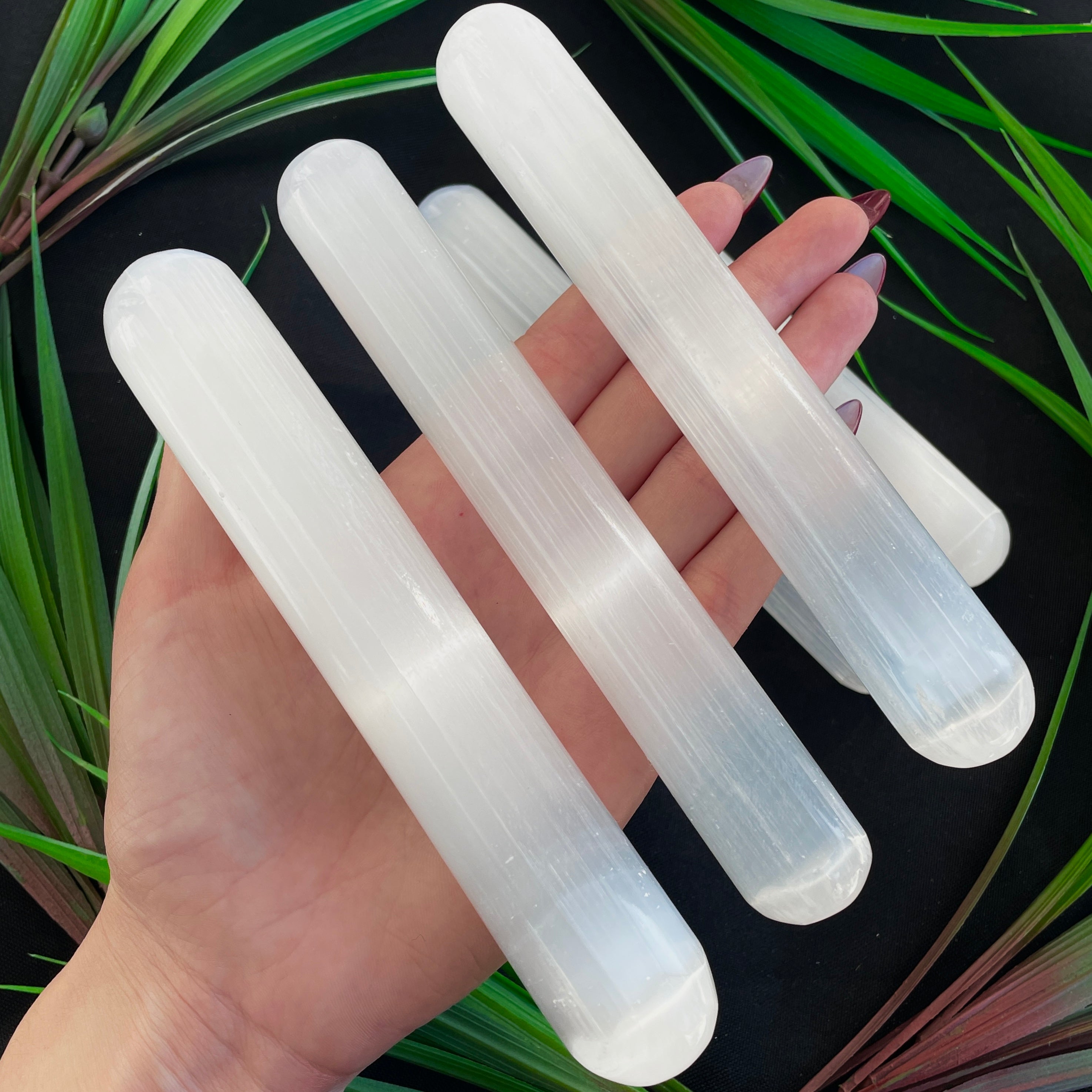 Selenite Wand - Rounded - 15cm