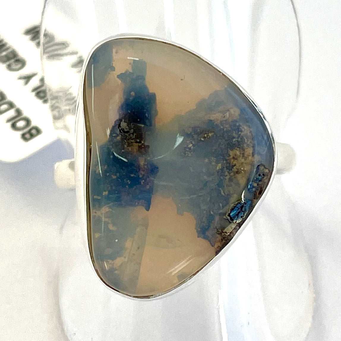 Boulder Opal (AUS Natural) St.Silver925 Ring - OR9