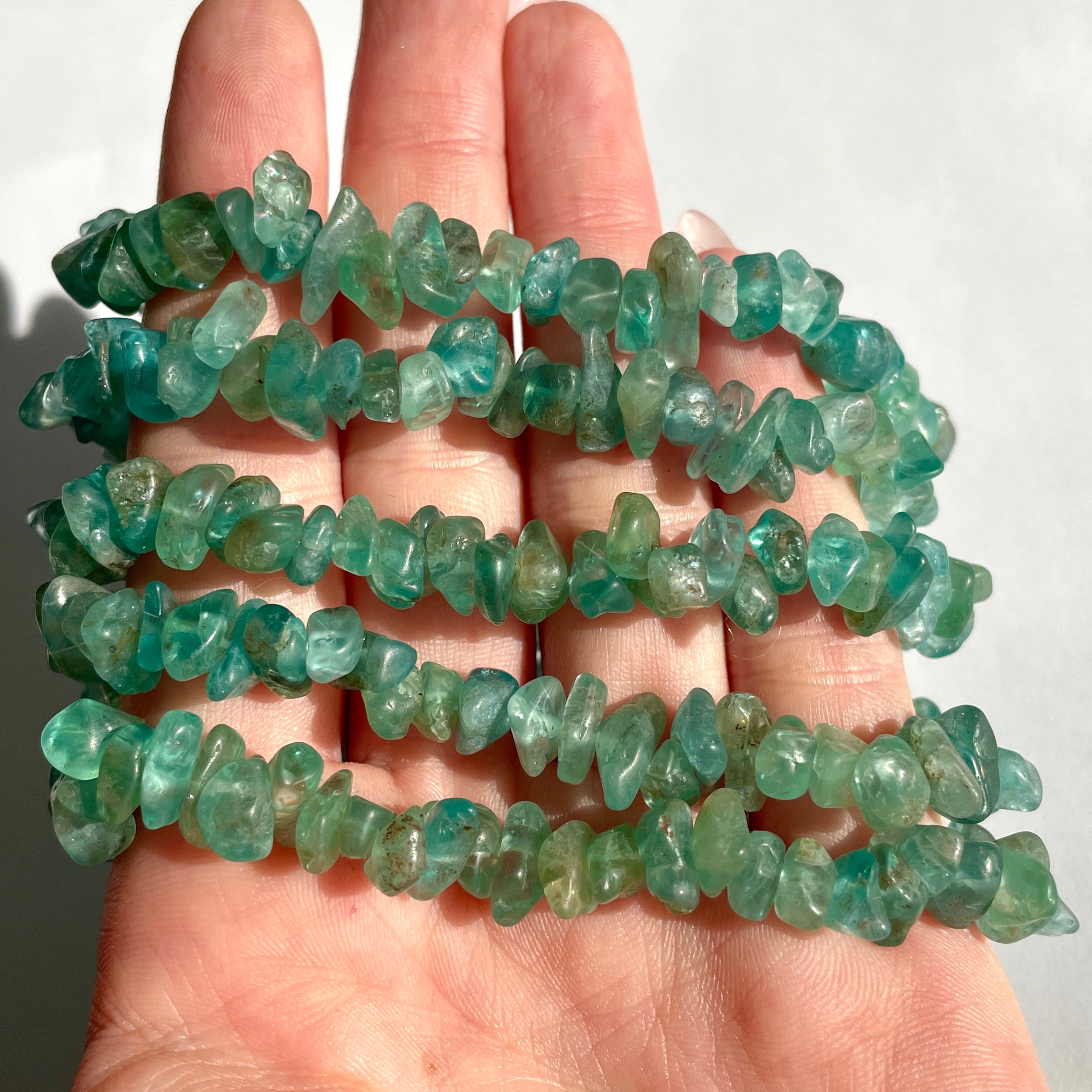 Apatite Chip Bracelet (IN)