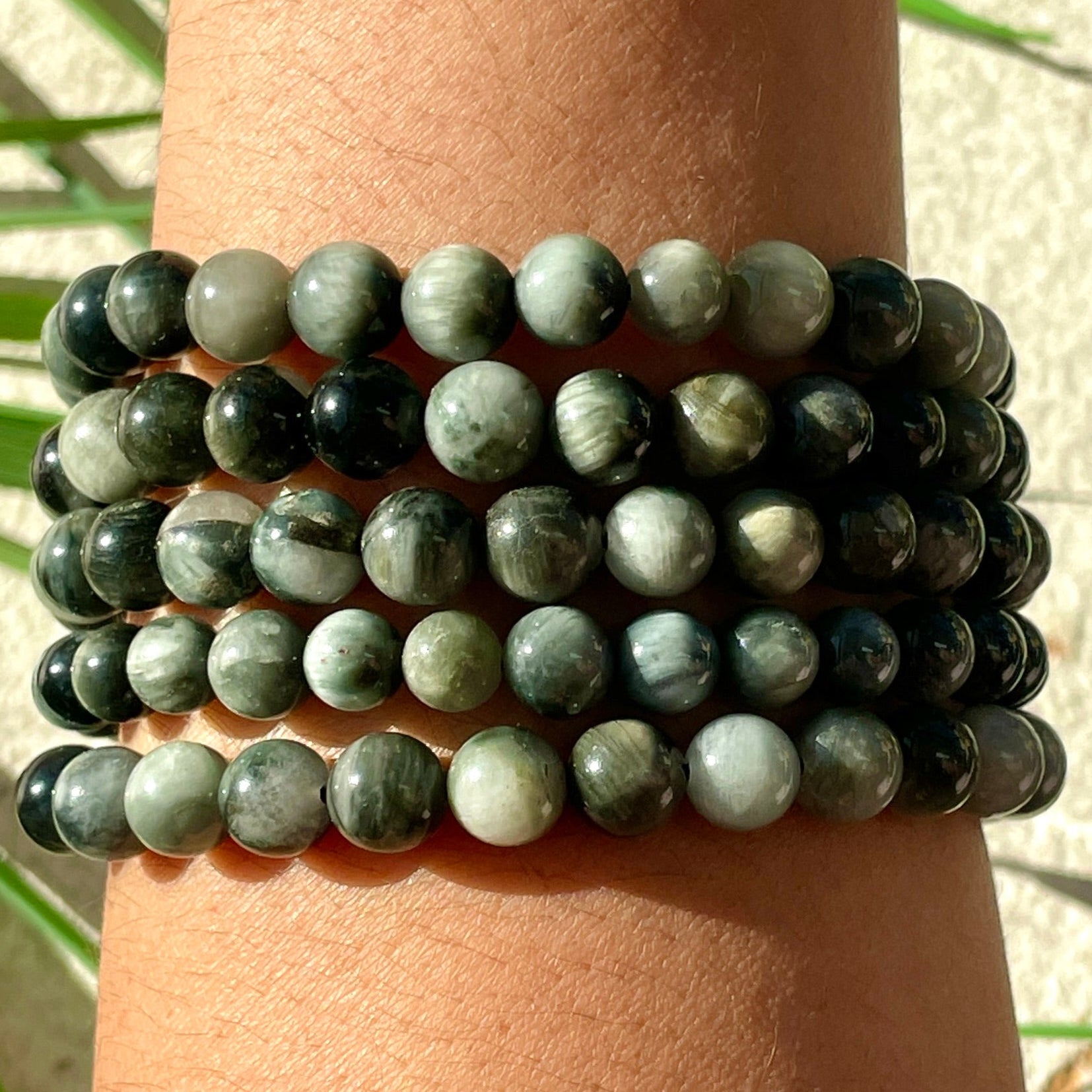 Cat's Eye Beads Bracelet - 6mm