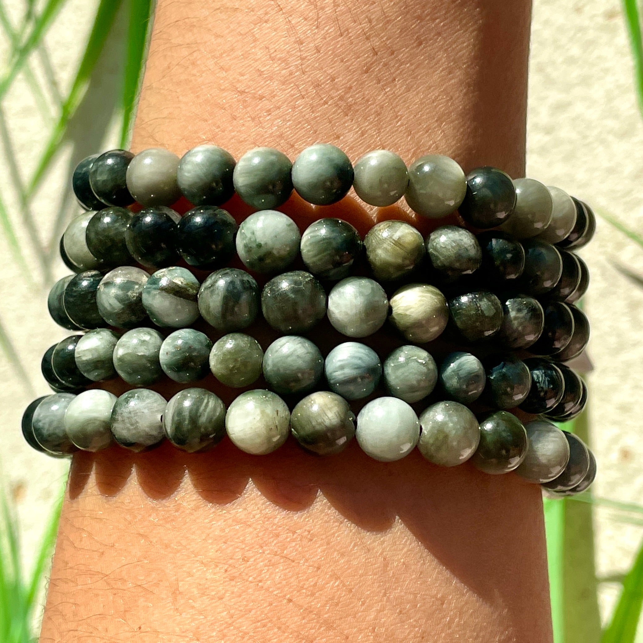 Cat's Eye Beads Bracelet - 6mm