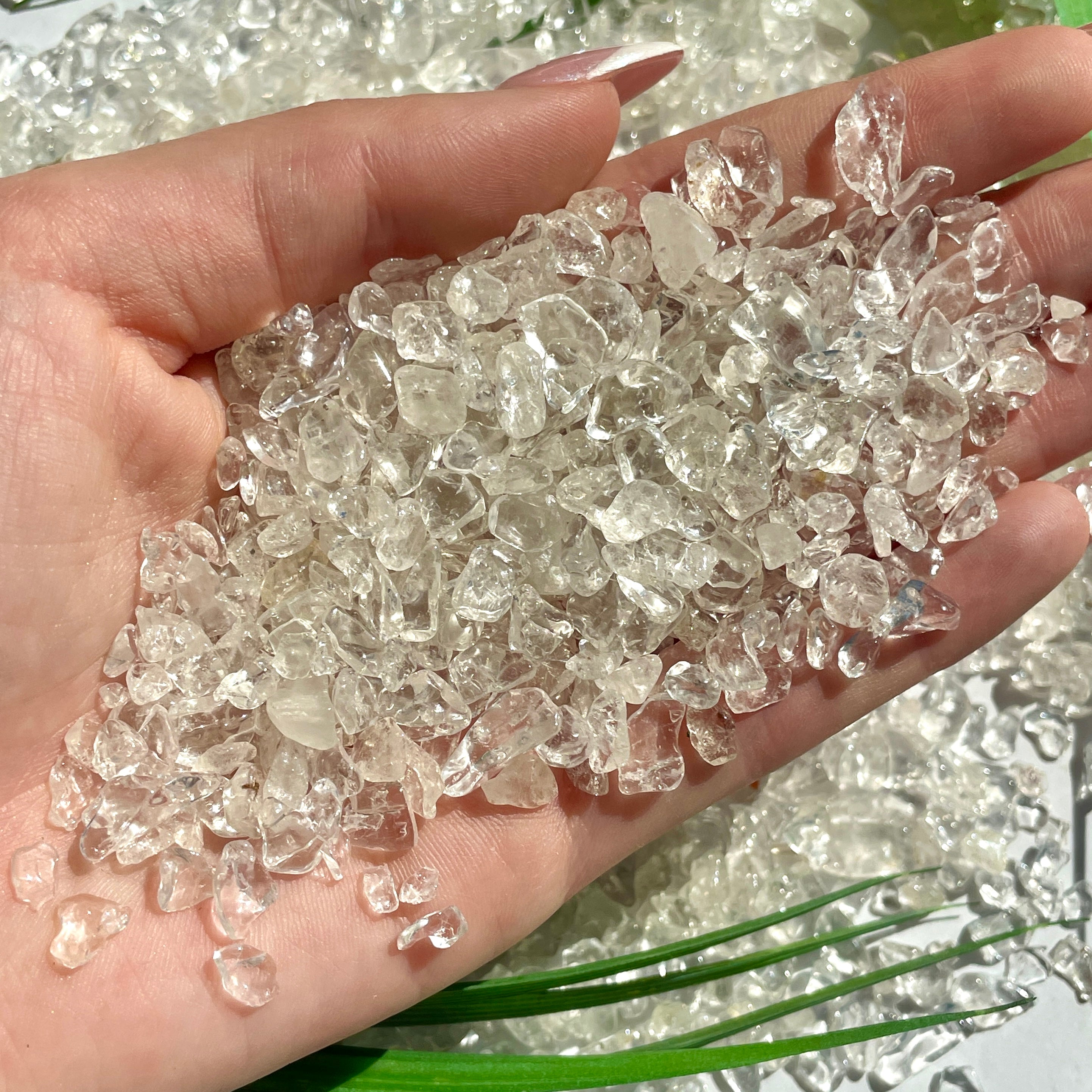 Clear Qtz-Chips-200gm (A-Gade)
