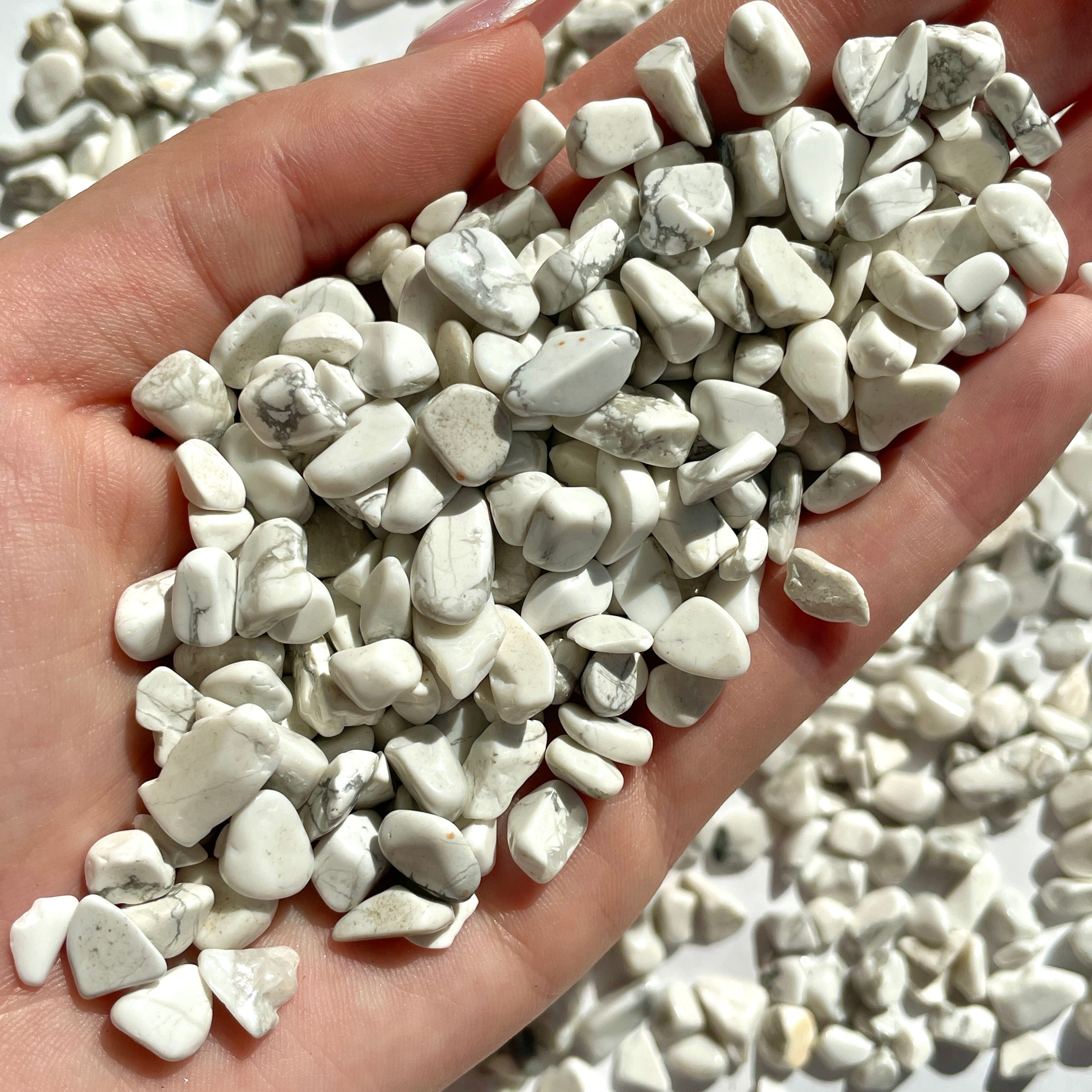 Howlite (White) Chips 500gm