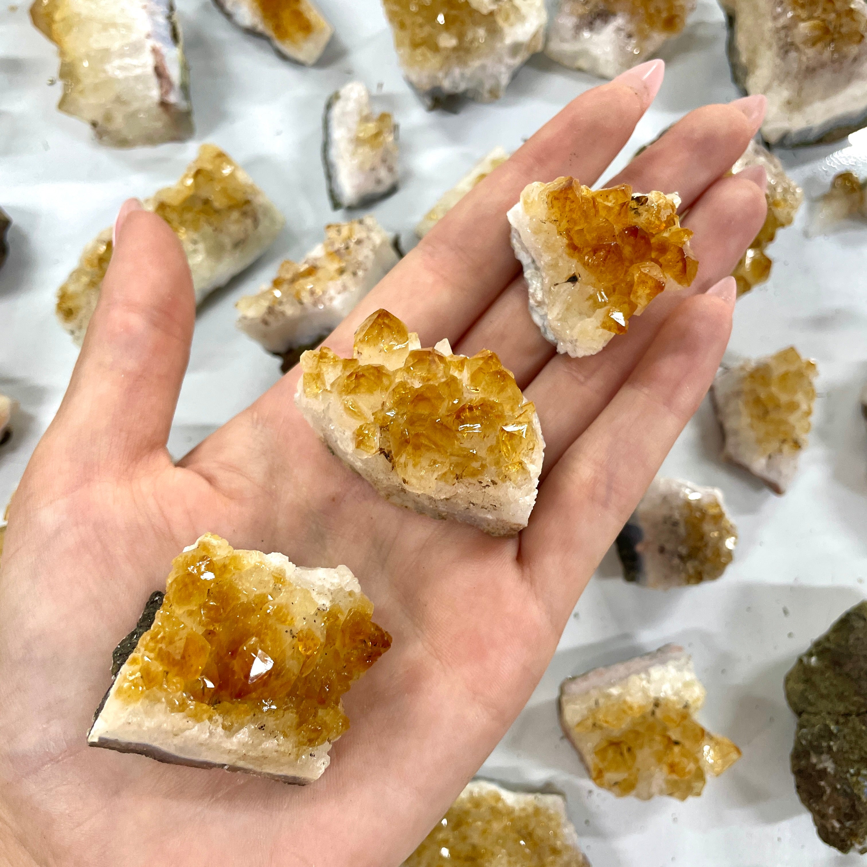 Citrine Cluster Mini 1pc