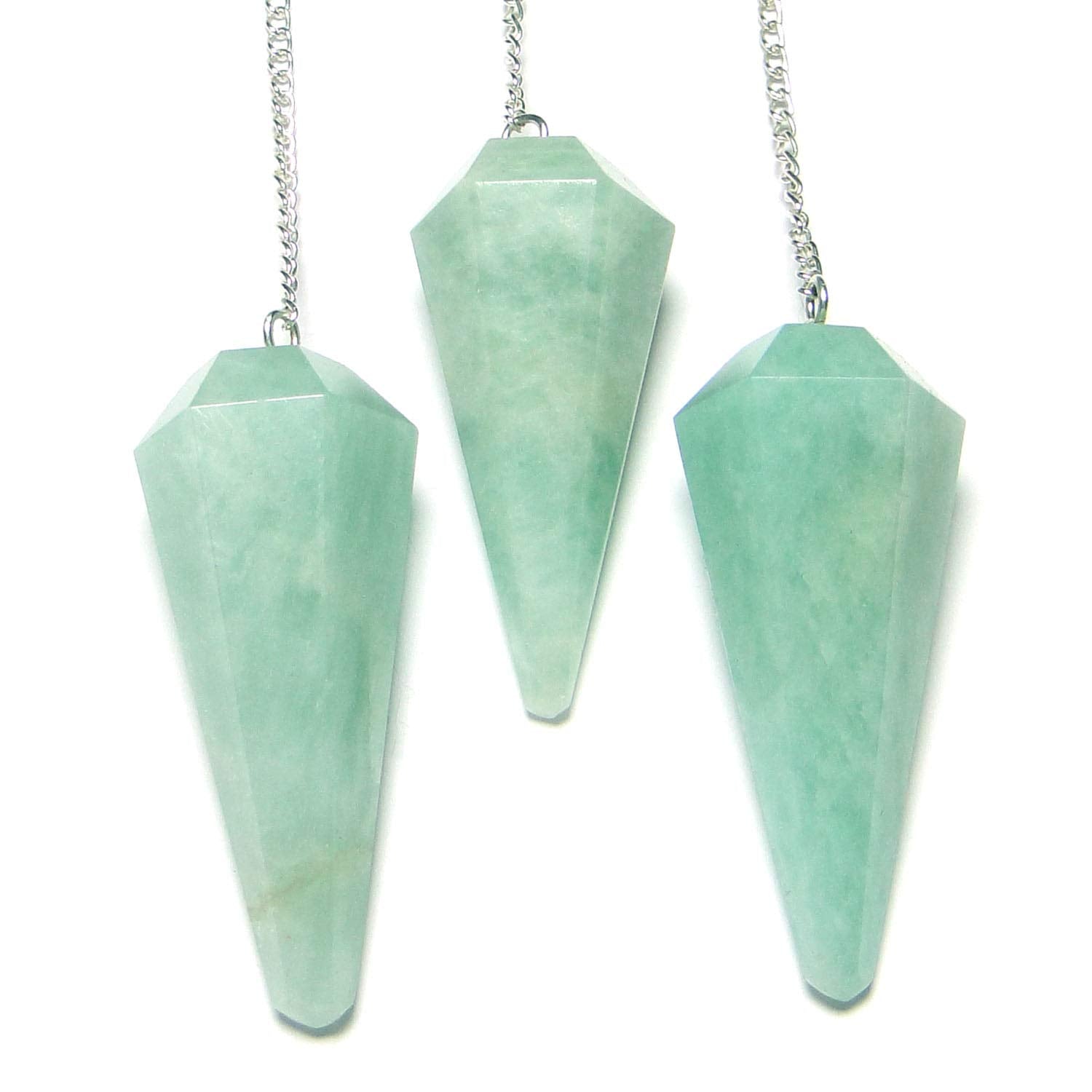 Amazonite Faceted Pendulum