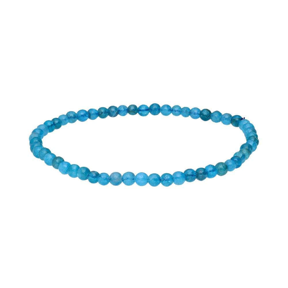 Apatite Bead Bracelet - 4mm