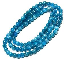 Apatite Bead Bracelet - 4mm