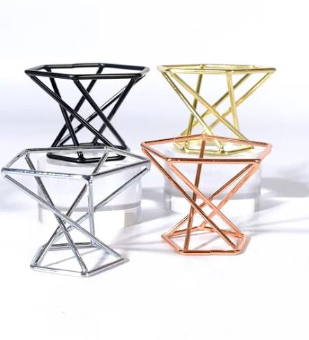 Hexangon Sphere Stand - Black