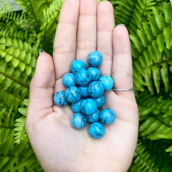 Howlite Blue Sphere - 2cm