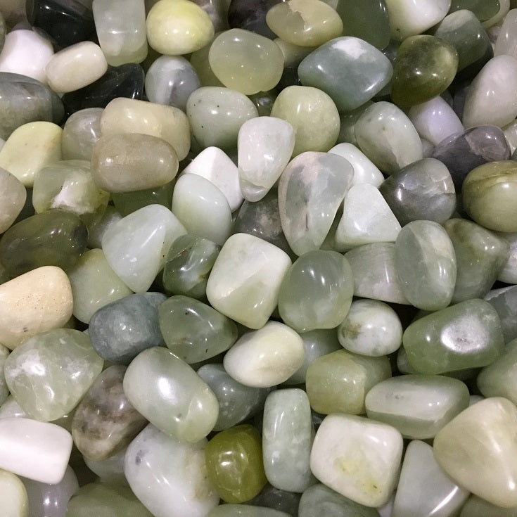 New Jade Tumbled 200gms (12-16pc)