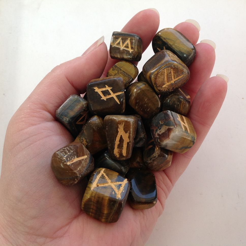 Eye Runes TIGER EYE RUNES SET – Simply Gems