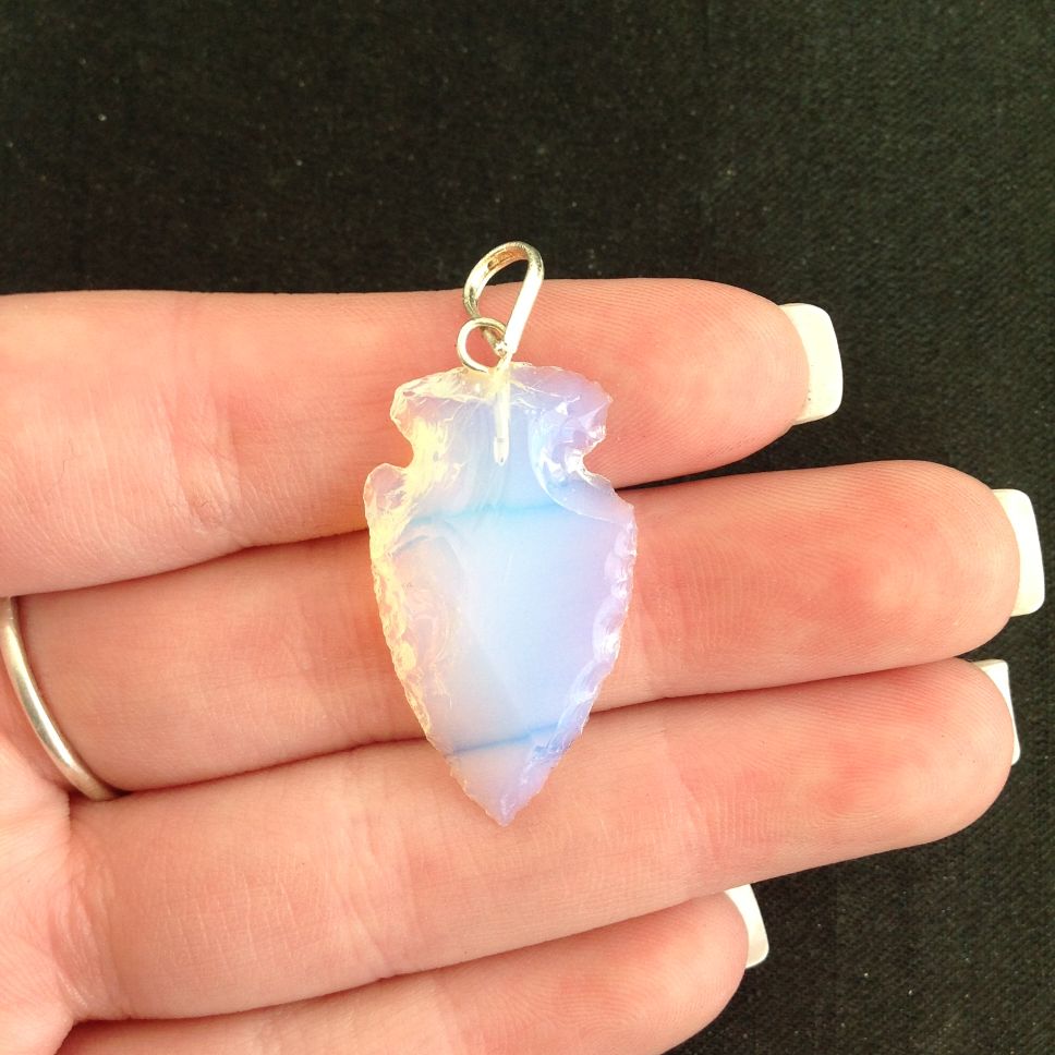 Arrowhead Pendant Opalite