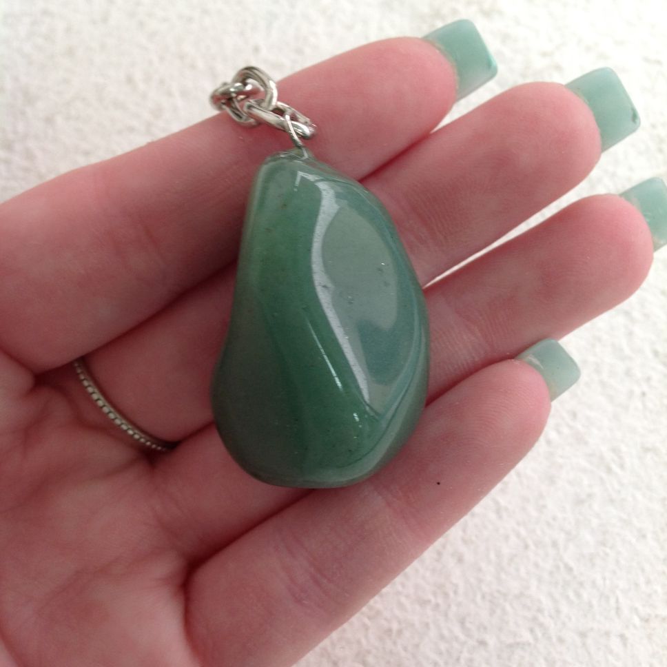 Tumbled Key Chain - Green Aventurine
