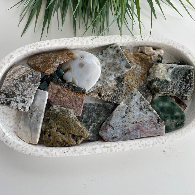 Polished Slab - Ocean Jasper 1pc