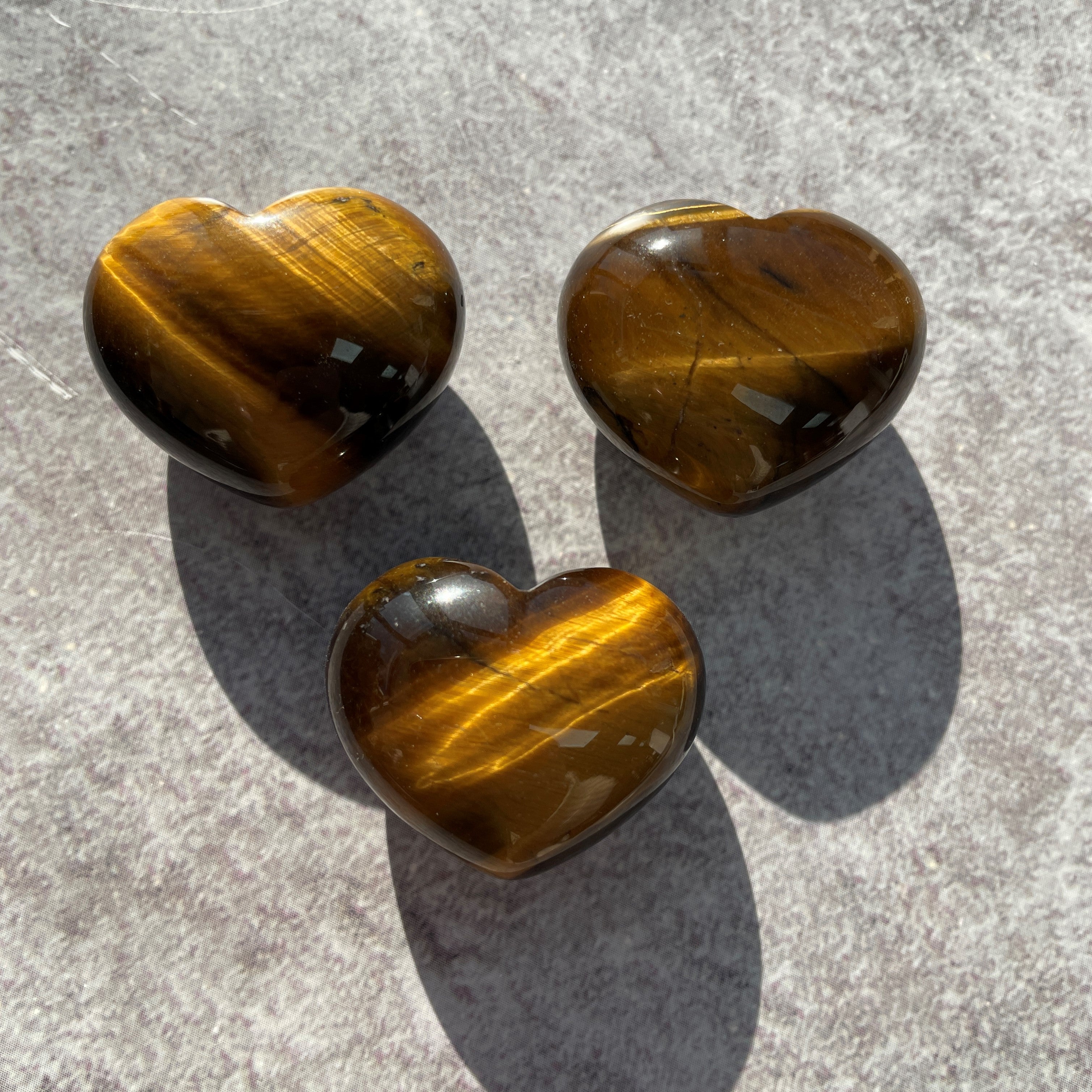 Tigers Eye Heart 3cm