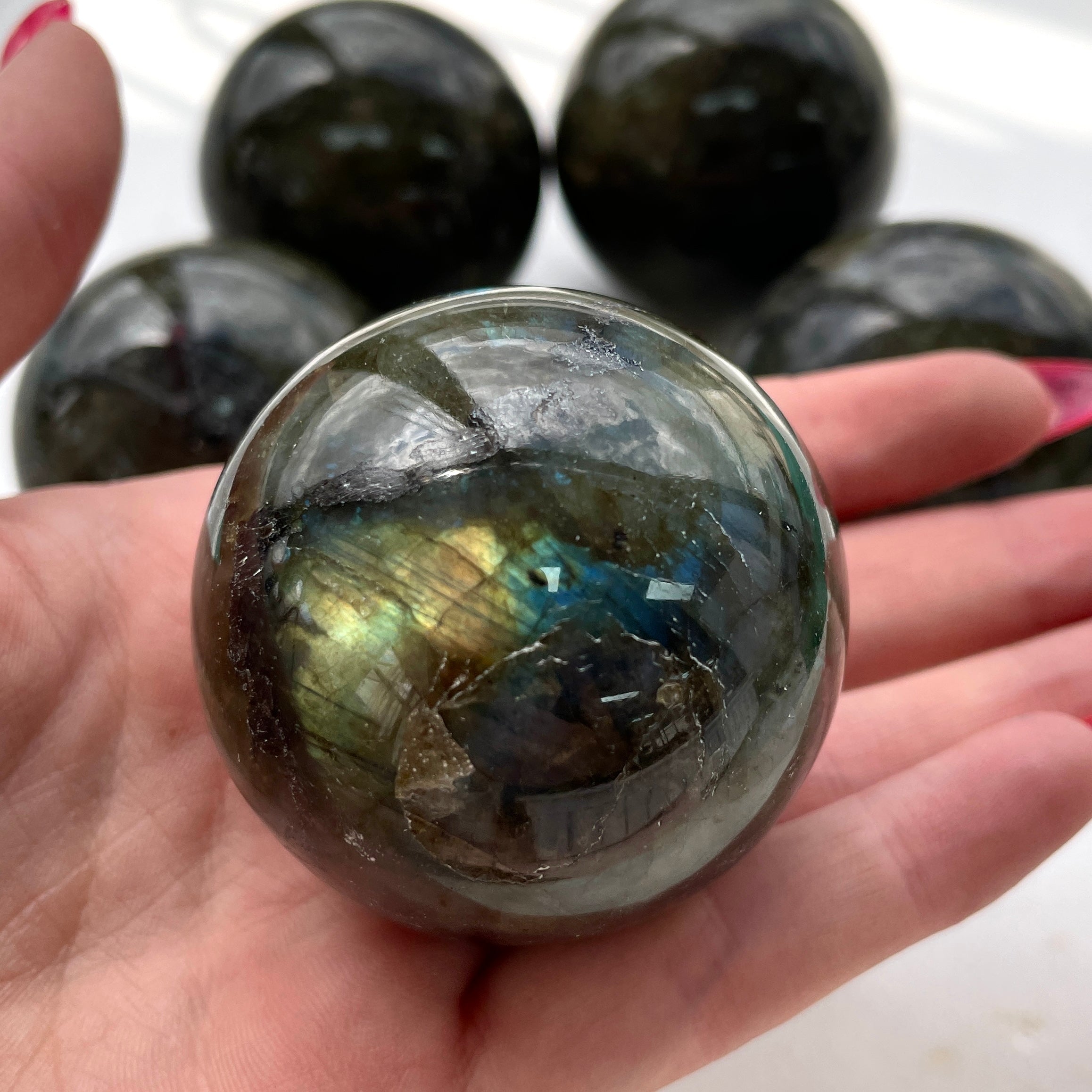 Labradorite Sphere - 5cm