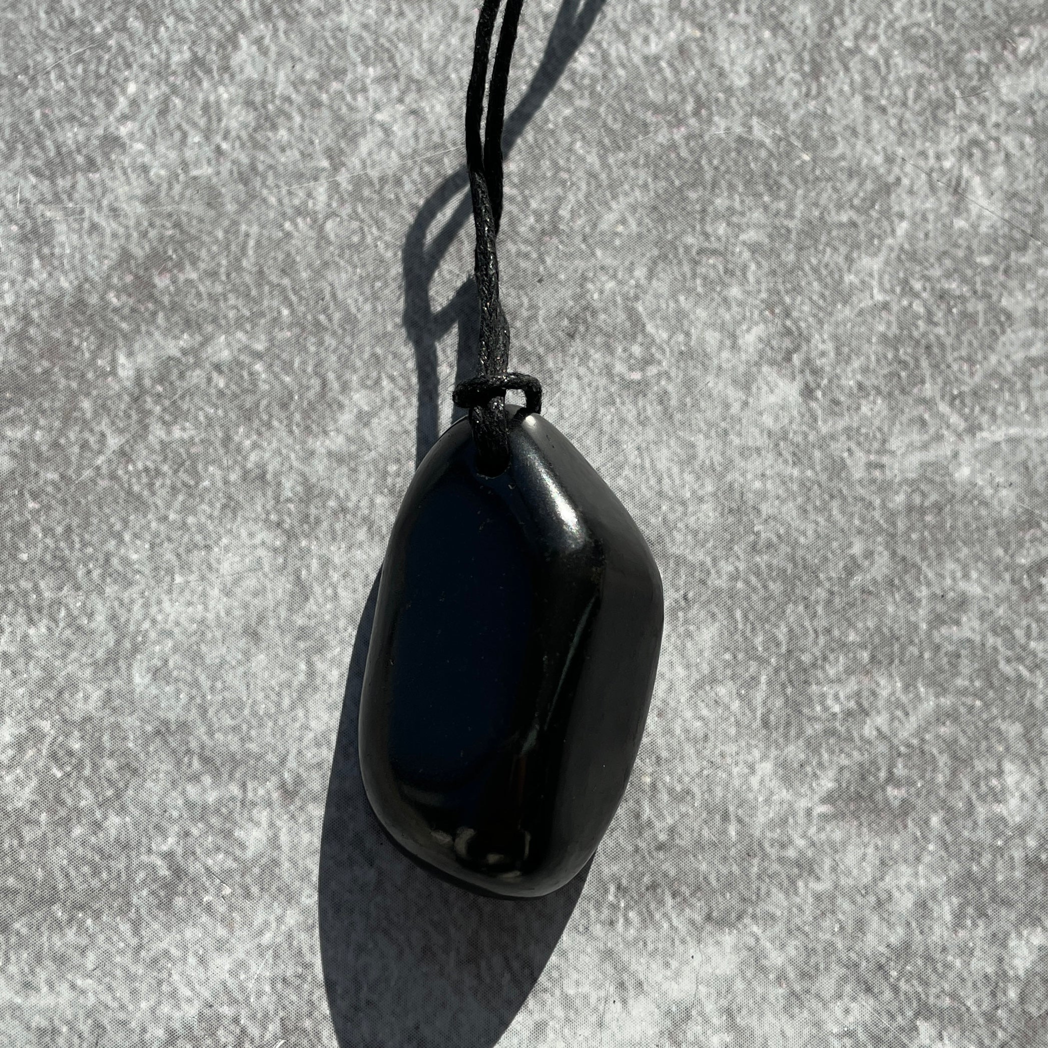 Shungite Necklace - Large Tumble