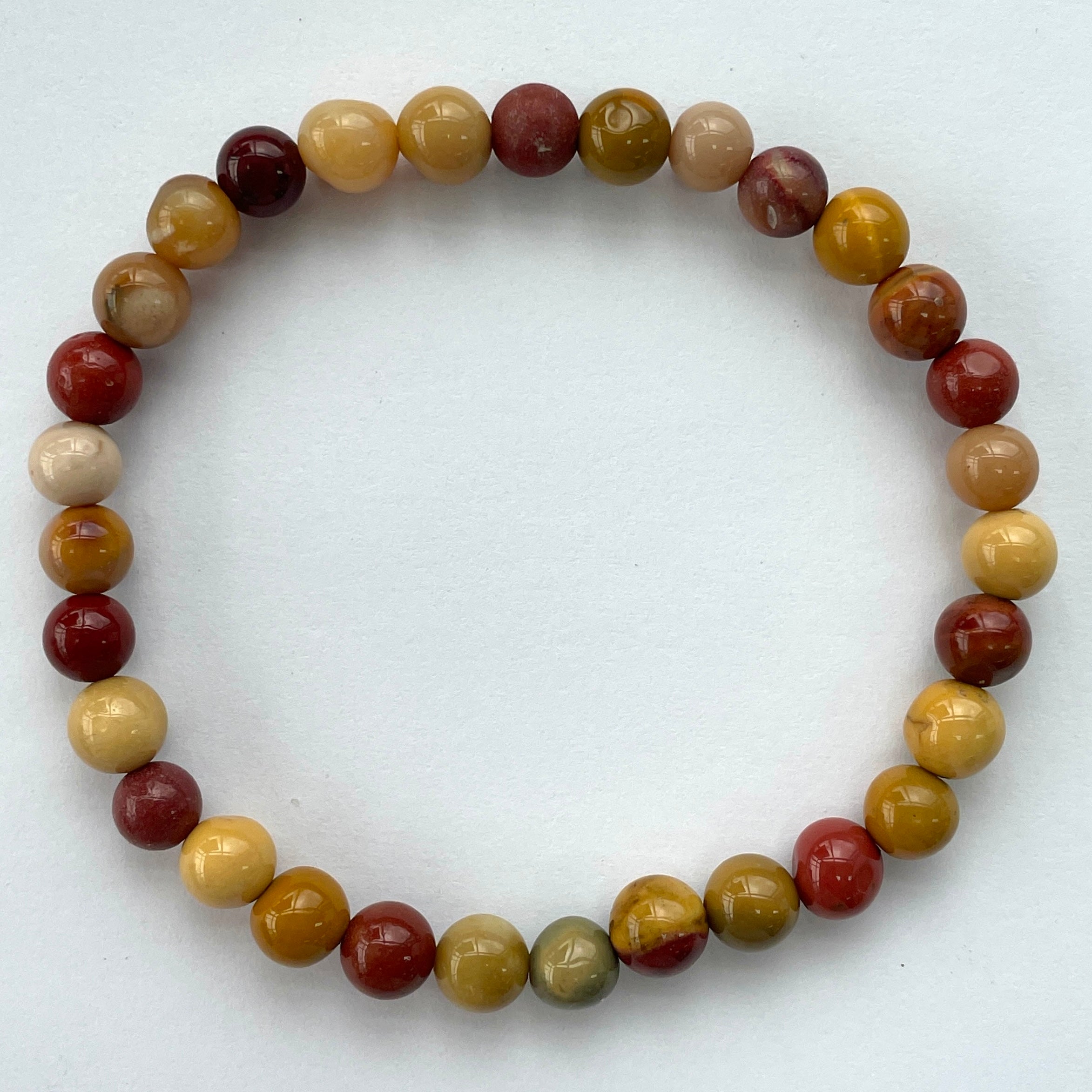 Mookaite Beads Bracelet 6mm
