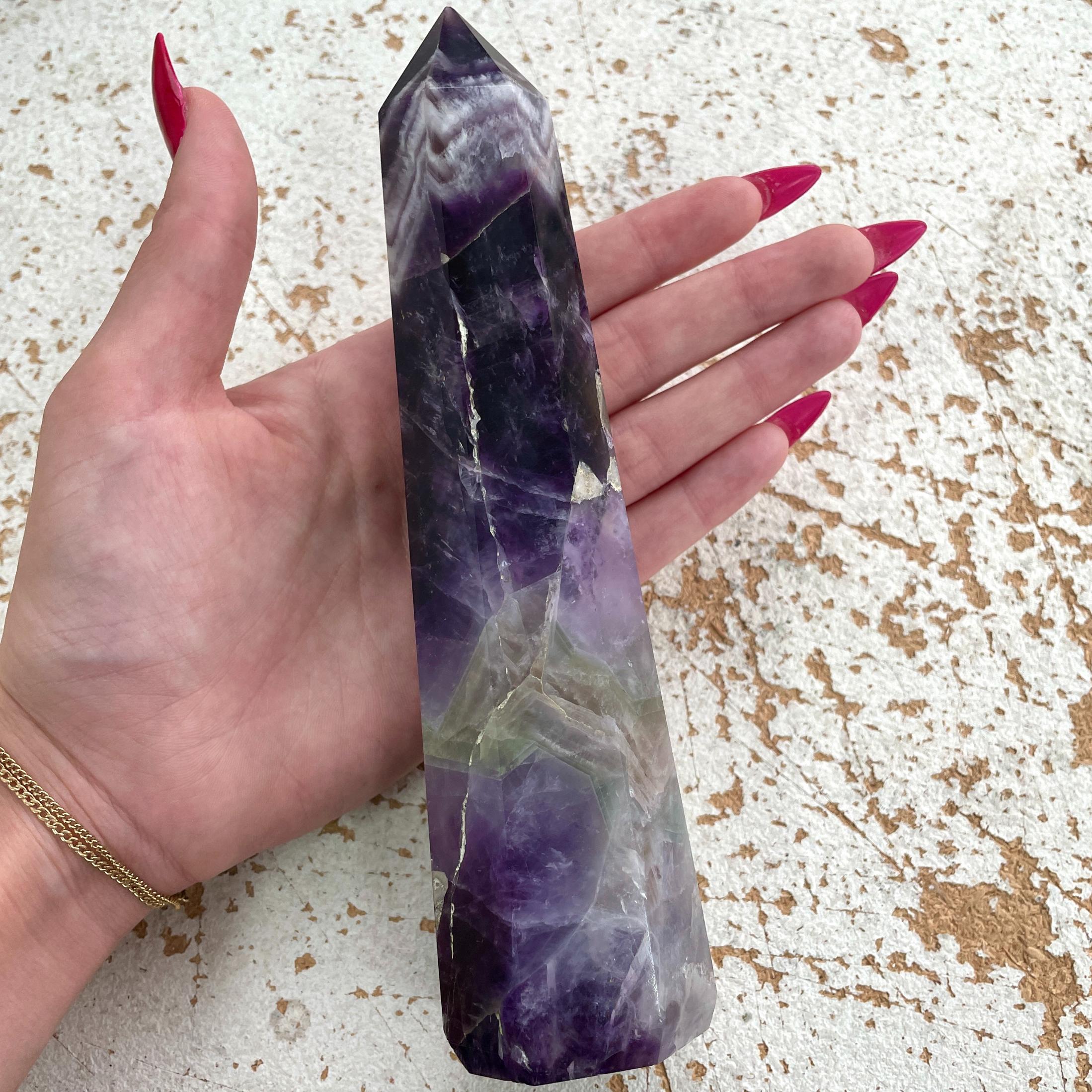 Amethyst Chevron Generator - LRG 18cm