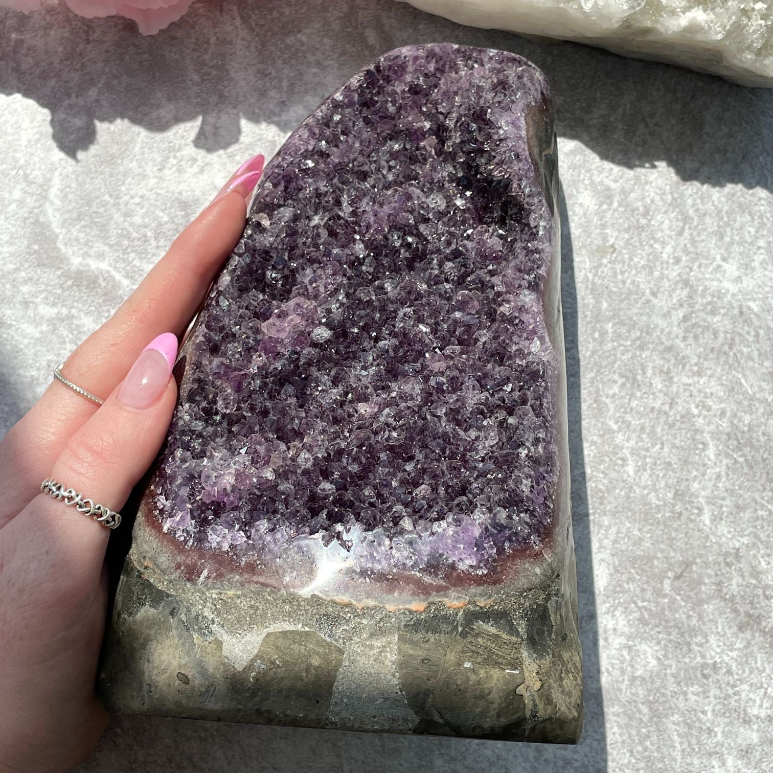 Amethyst - Cut Base Cluster - 84