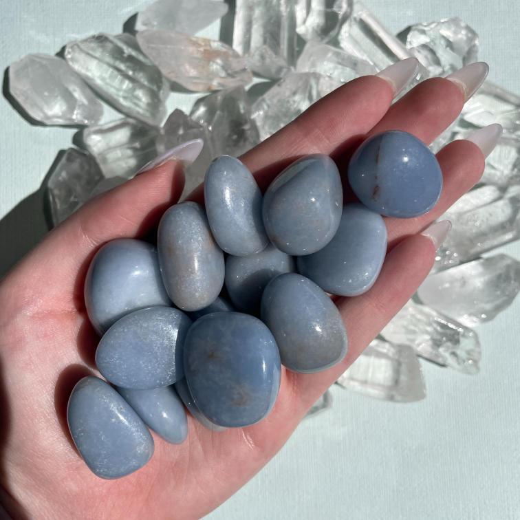 Angelite Tumbled 200g
