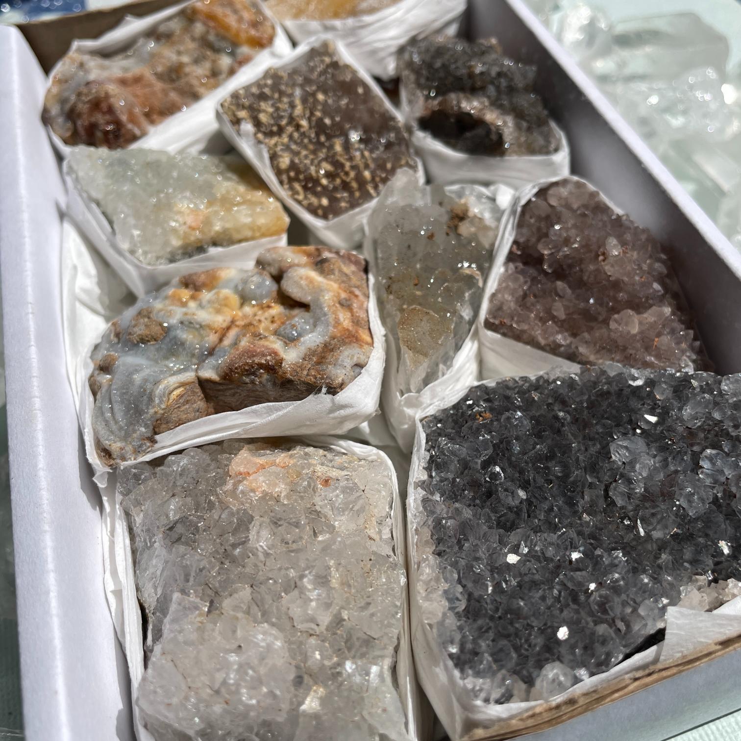 Druzy Quartz Cluster Tray - Small