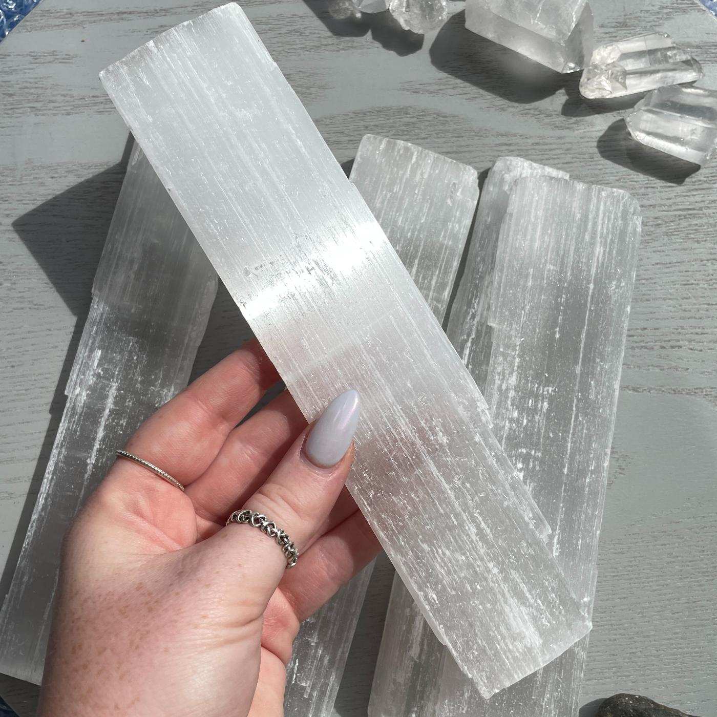 Selenite Sticks 5pc (18cm - 20cm)