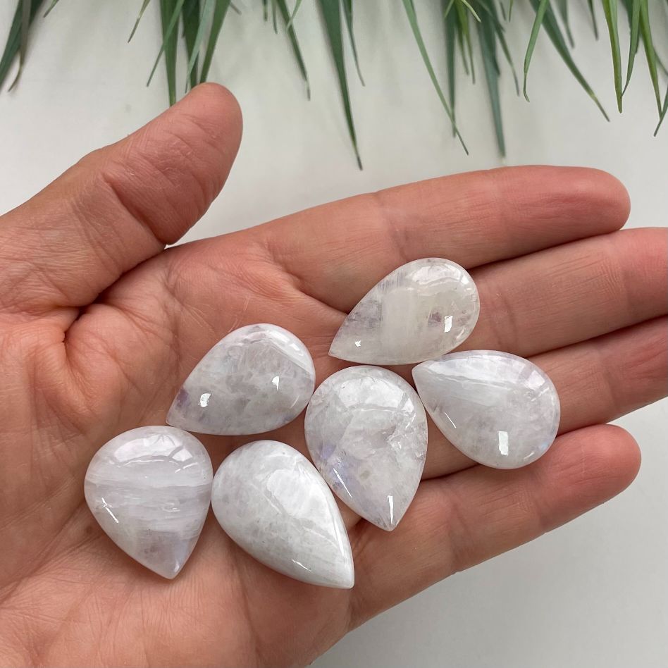Moonstone Cabochon - Tear Drop - 1pc