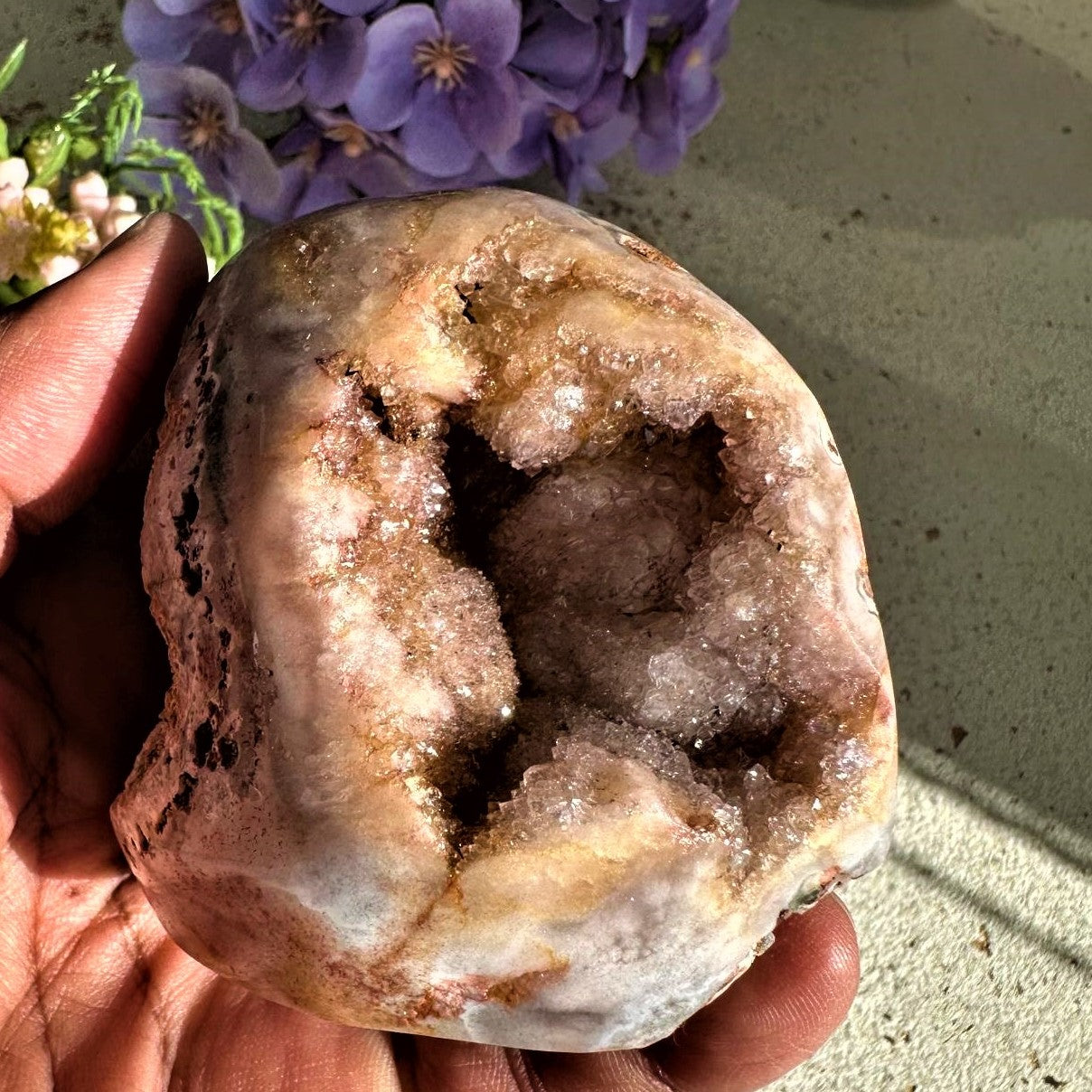 Pink Amethyst - Geode - P91