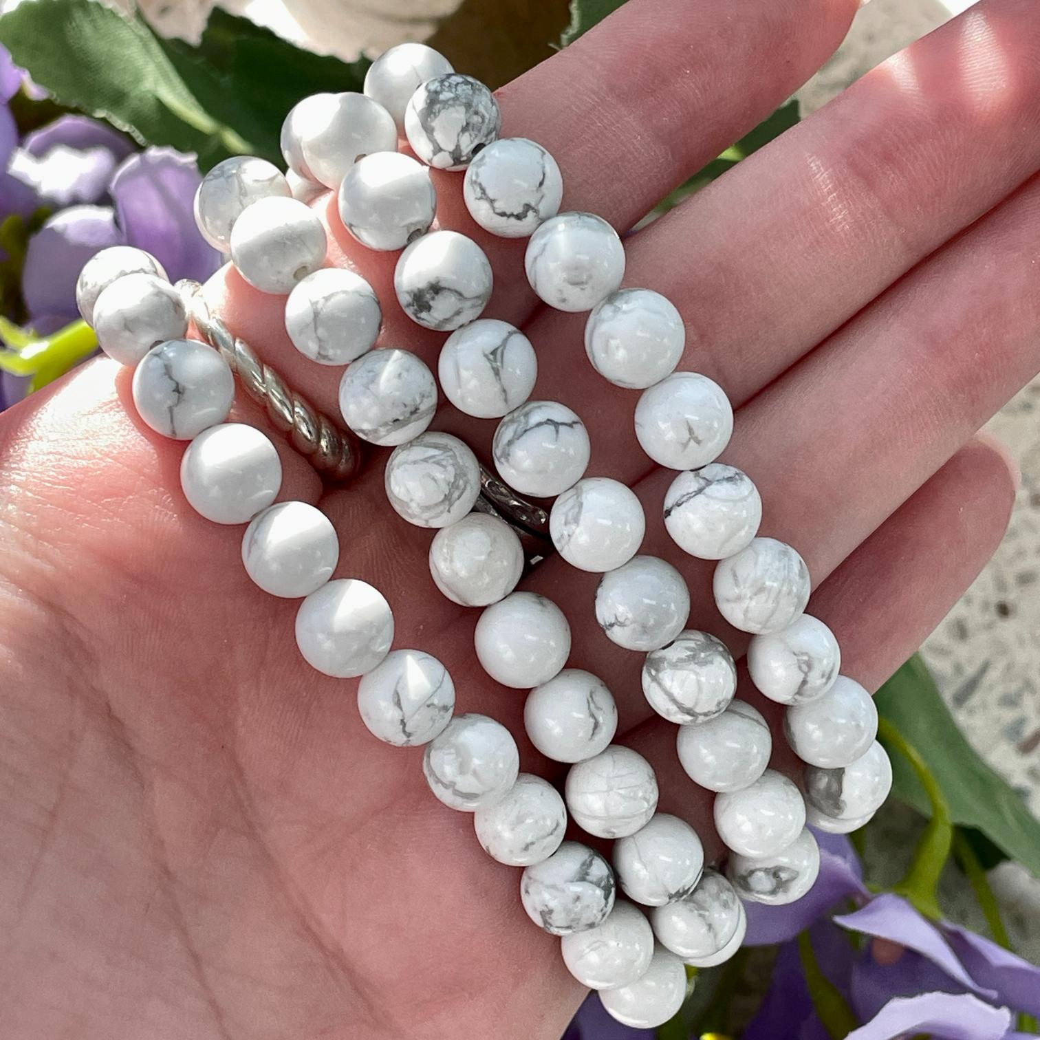 Howlite Beads Bracelet