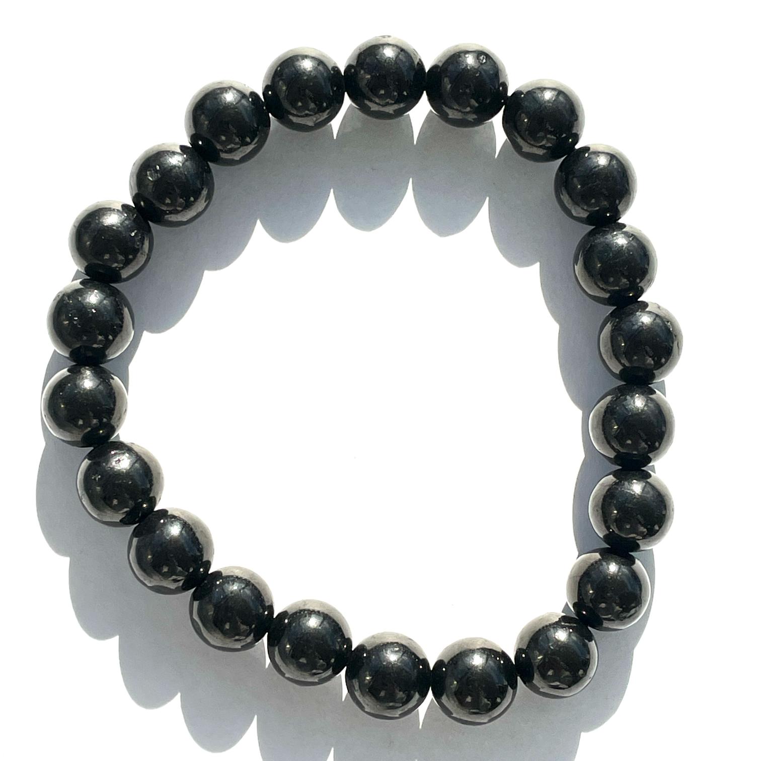 Jet Beads Bracelet - 8mm