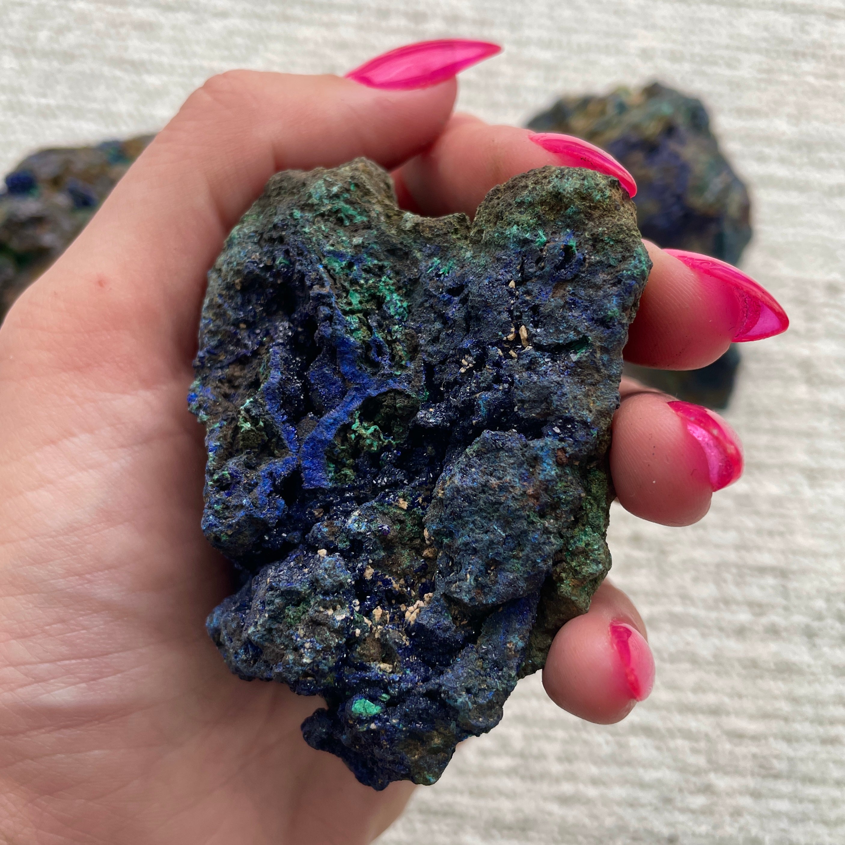 Azurite and Malachite Cluster - AM1