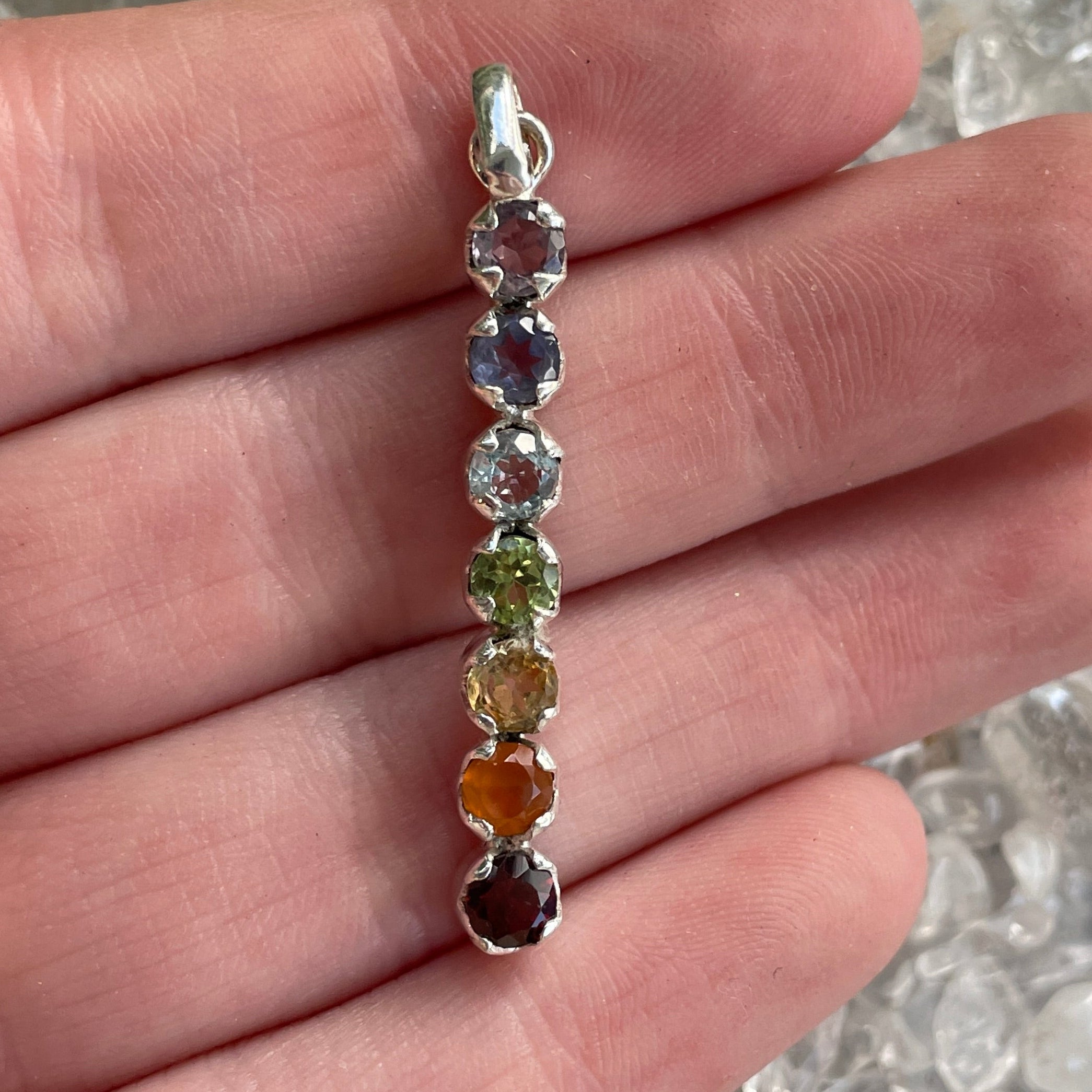 Sterling Silver Pendant - Chakra - Straight SM