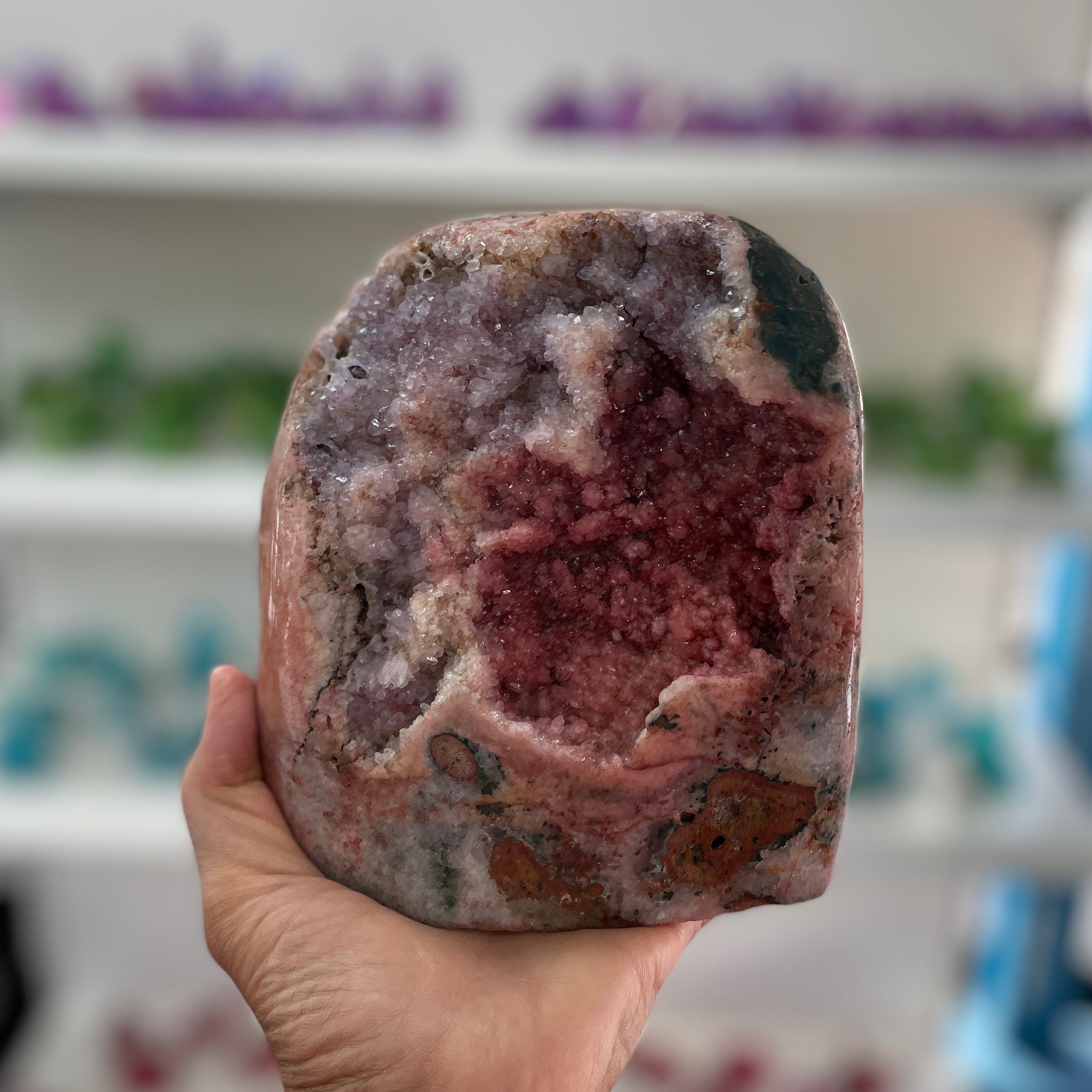Pink Amethyst - Geode - P92