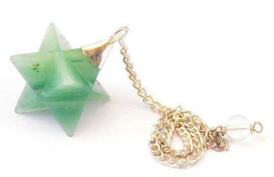 Green Aventurine - Merkaba Pendulum - 15-20mm