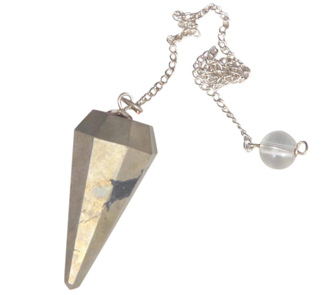 Pyrite Faceted Pendulum
