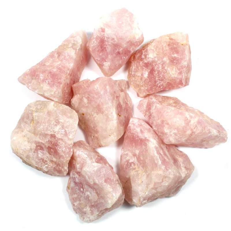 Rough-Rose Quartz-Med-1Kg (5-8pc)